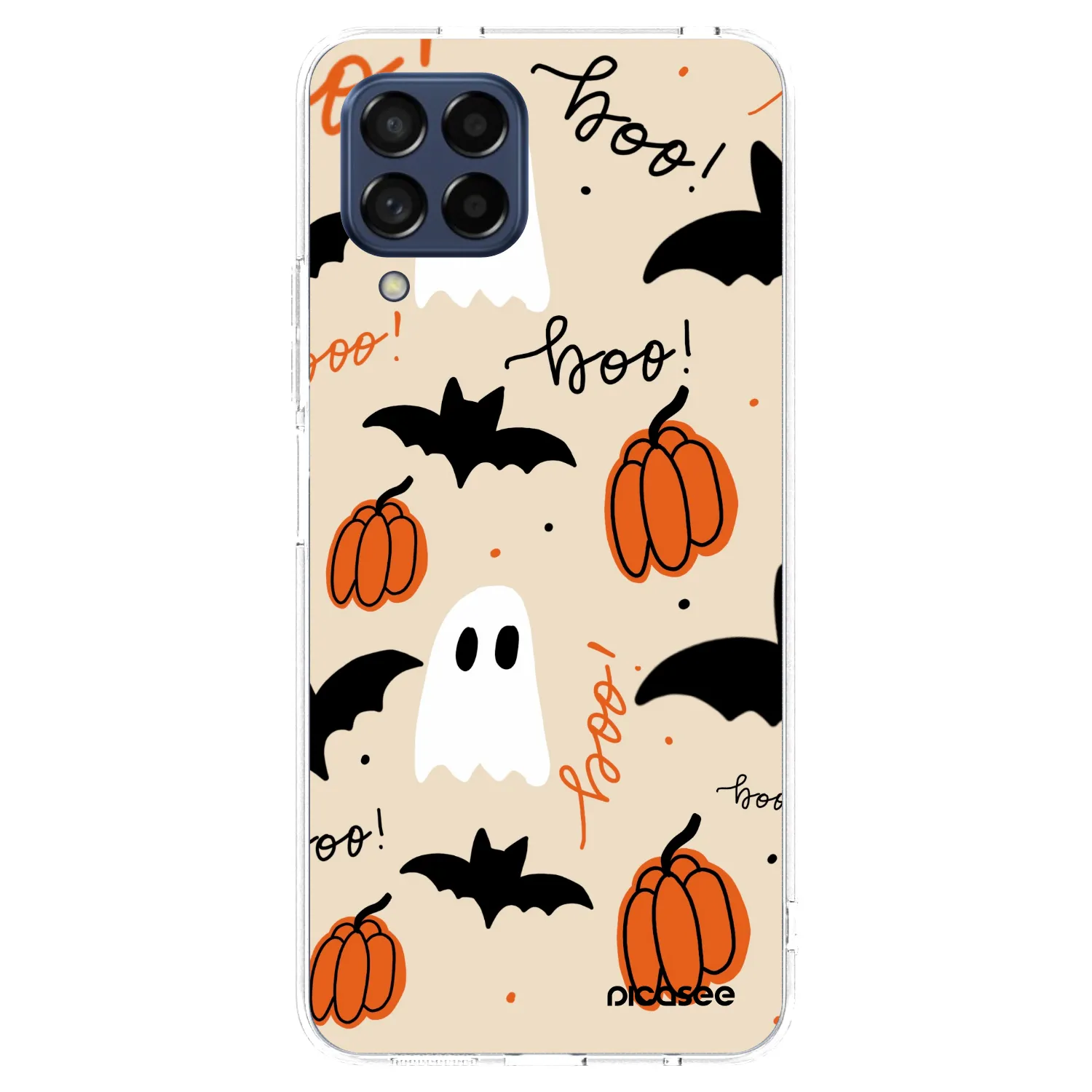 Picasee silikonska prozirna maskica za Samsung Galaxy M53 5G - Halloween 26