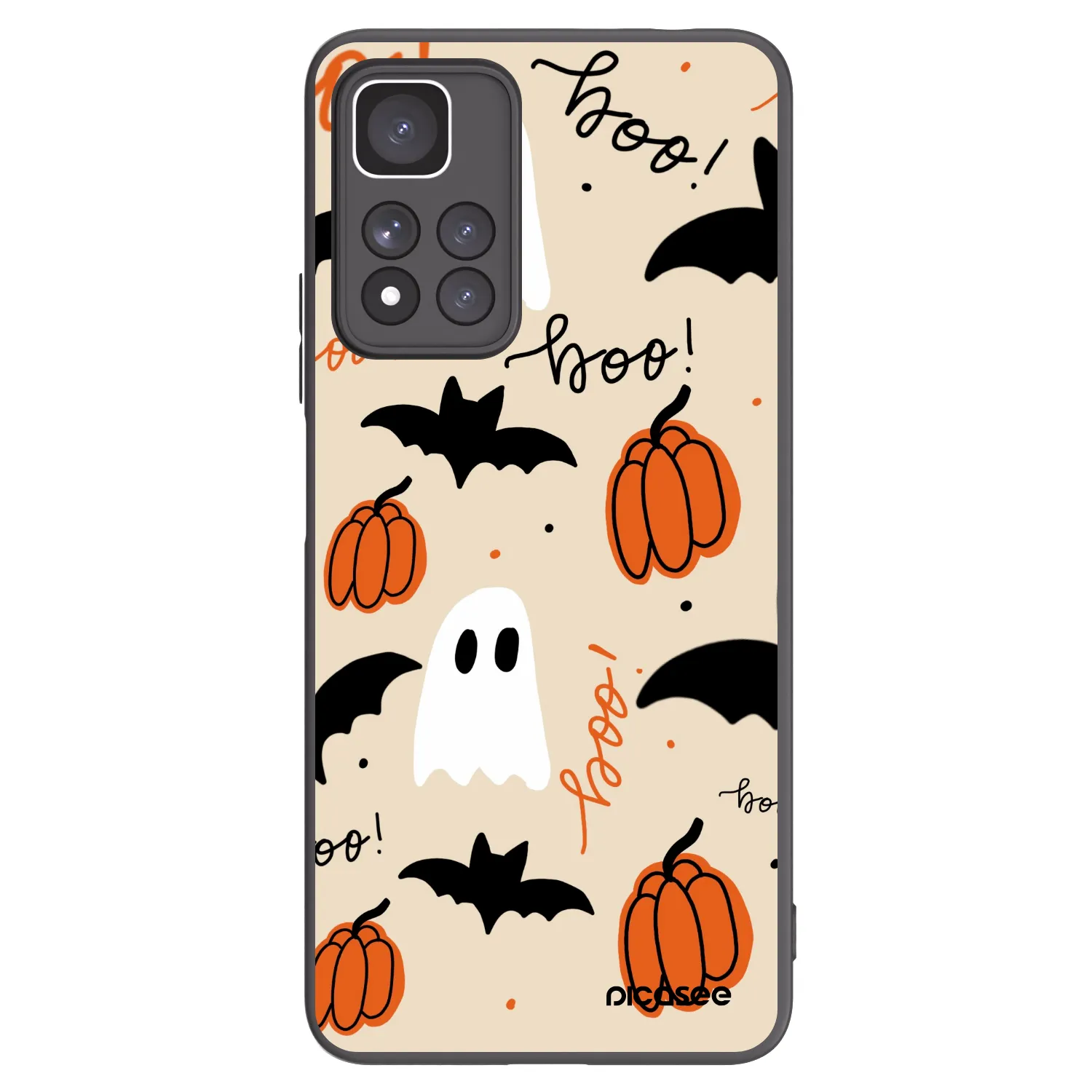 Picasee crna silikonska maskica za Xiaomi Redmi Note 11 Pro+ 5G - Halloween 26