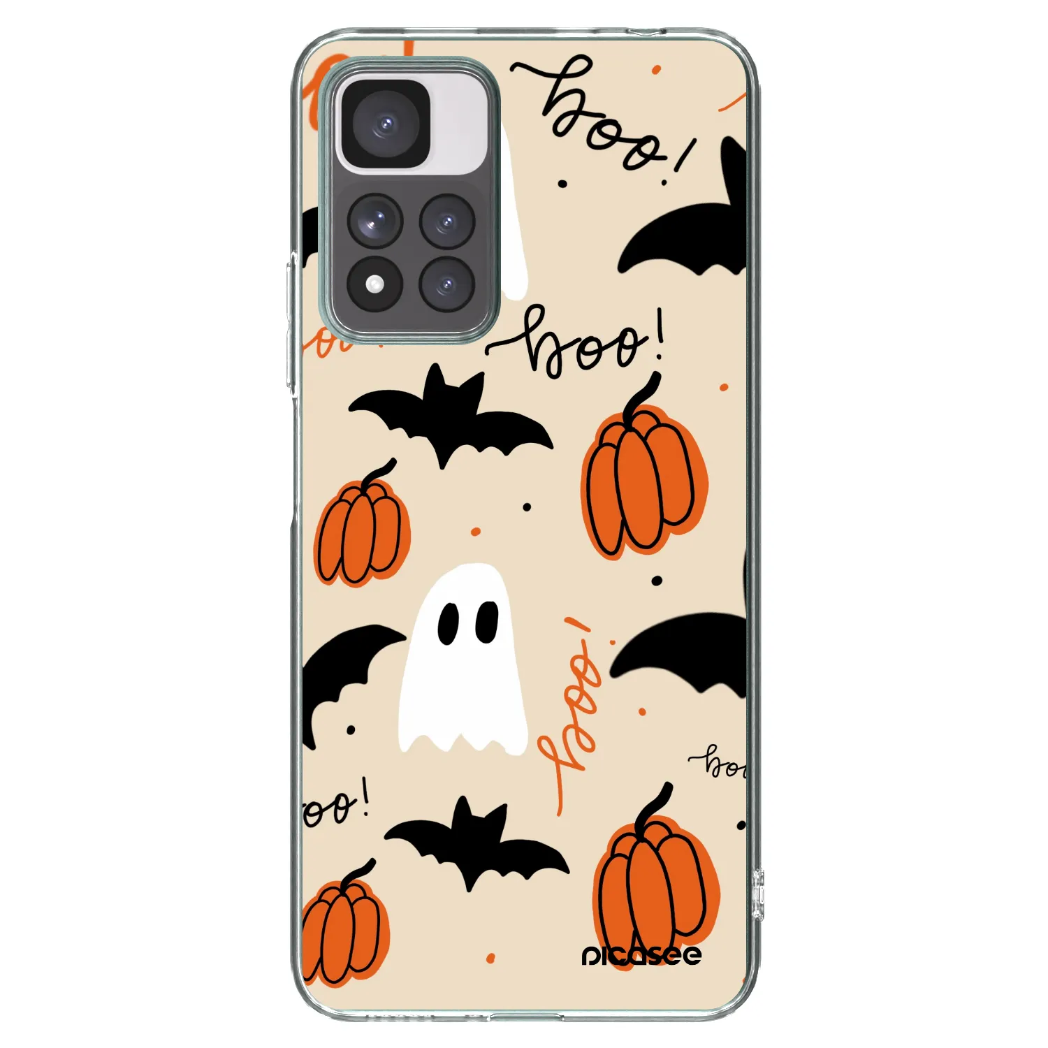 Picasee silikonska prozirna maskica za Xiaomi Redmi Note 11 Pro+ 5G - Halloween 26