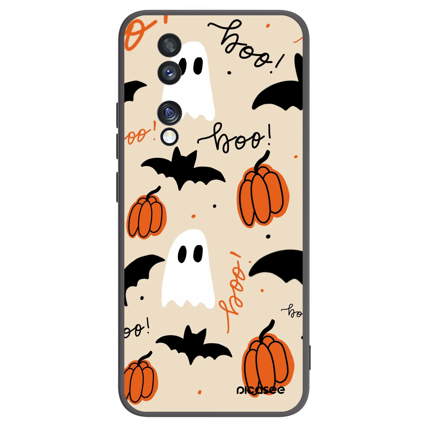 Picasee crna silikonska maskica za Honor 70 - Halloween 26