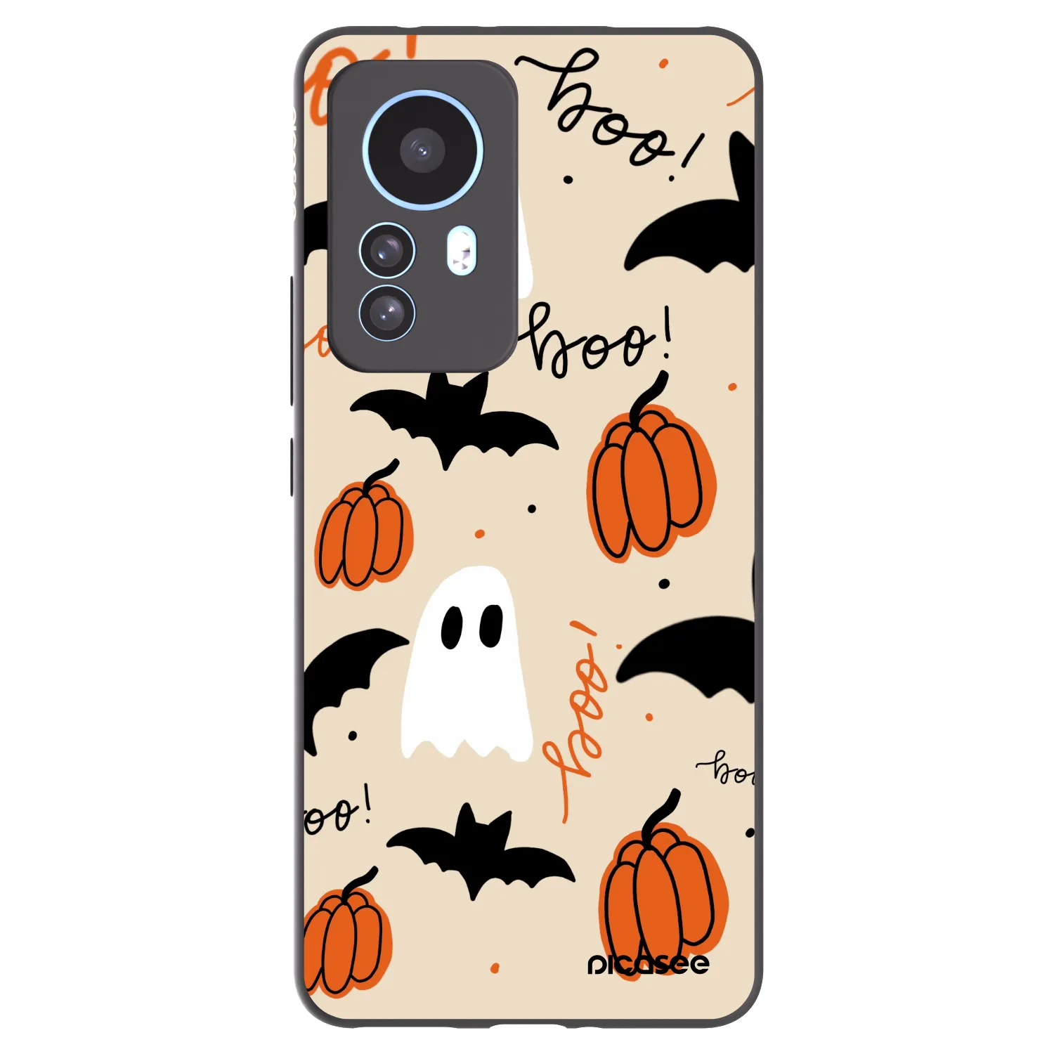Picasee crna silikonska maskica za Xiaomi 12T - Halloween 26