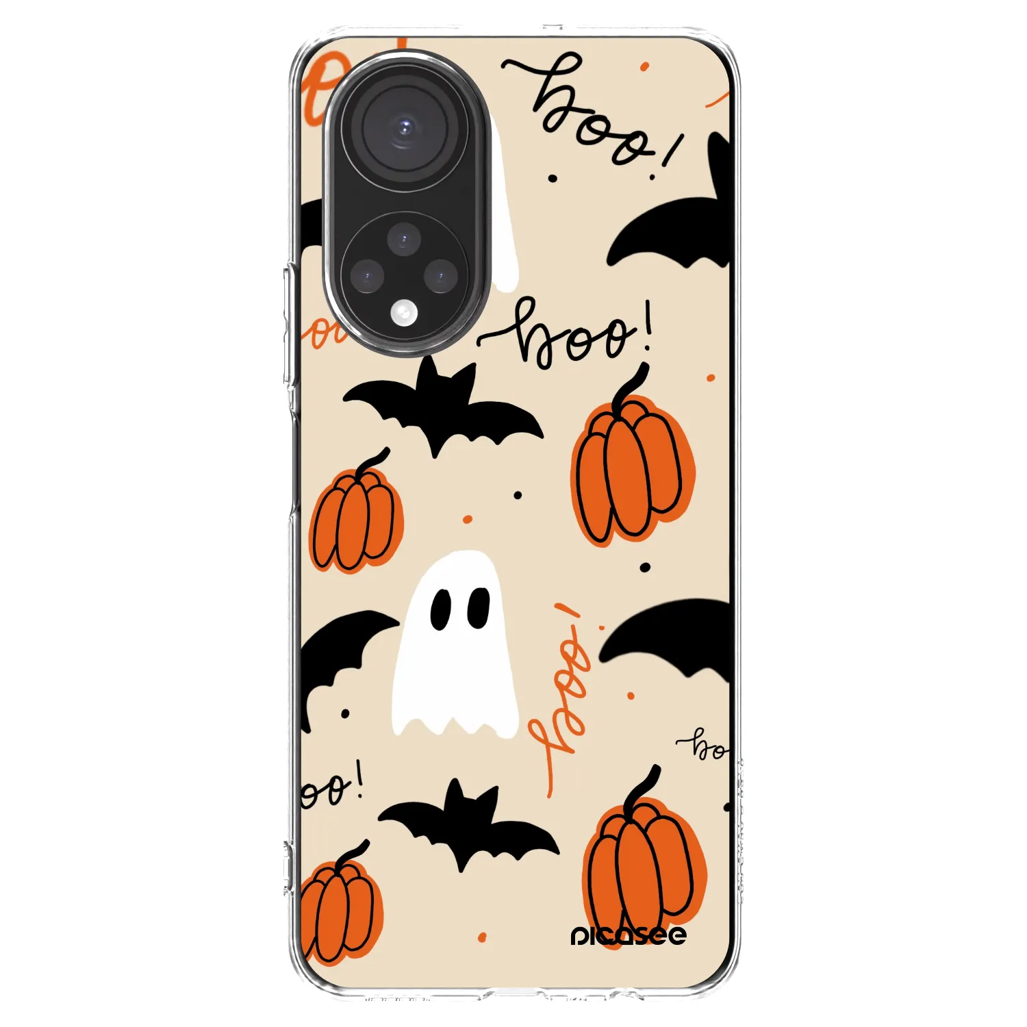 Picasee silikonska prozirna maskica za Honor X7 - Halloween 26