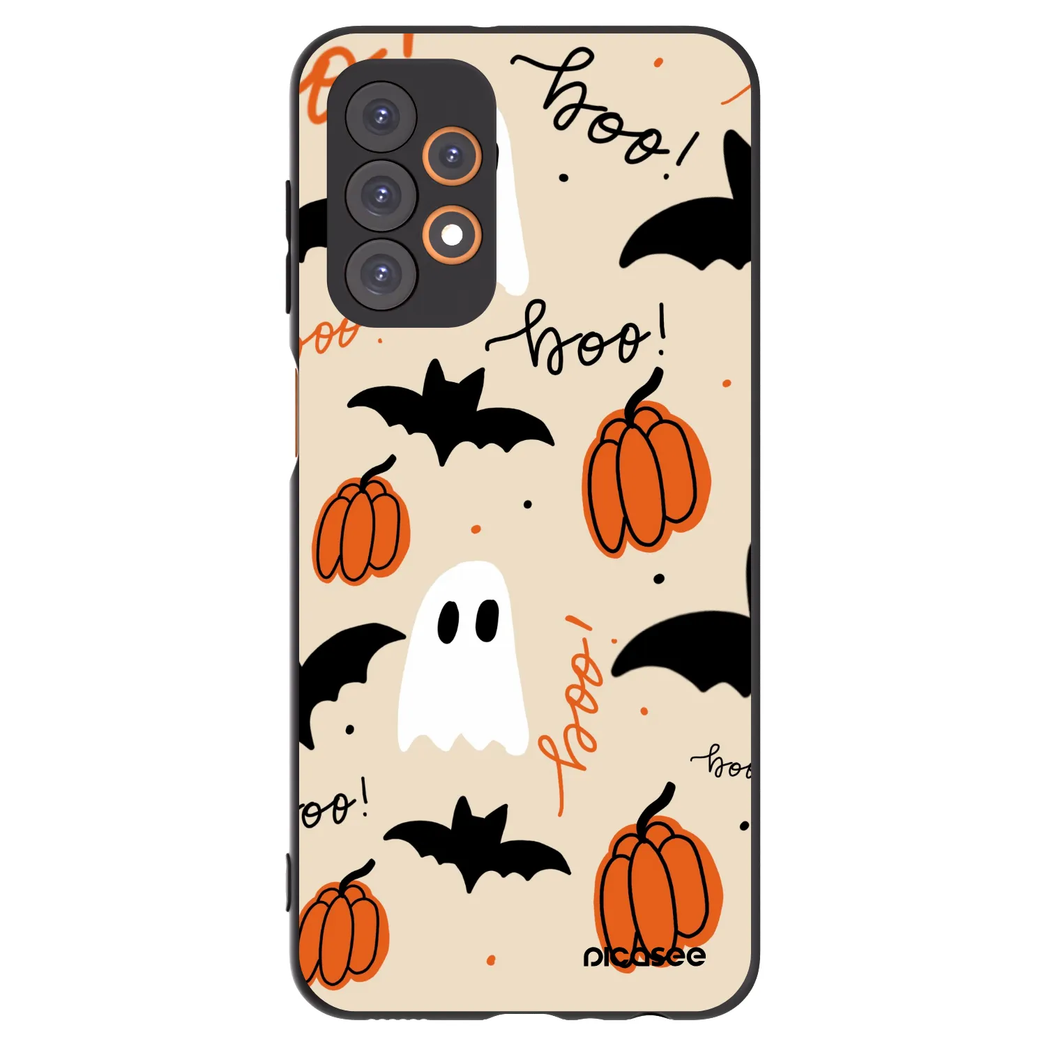 Picasee crna silikonska maskica za Samsung Galaxy A23 A236B 5G - Halloween 26