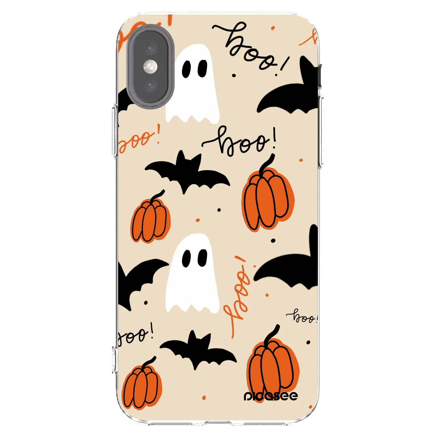 Picasee silikonska prozirna maskica za Apple iPhone X/XS - Halloween 26