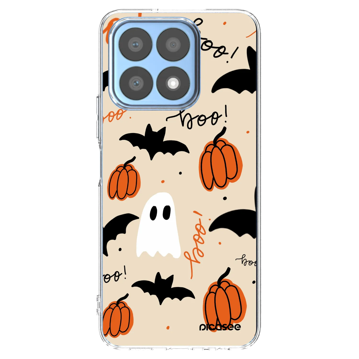 Picasee silikonska prozirna maskica za Honor X8a - Halloween 26