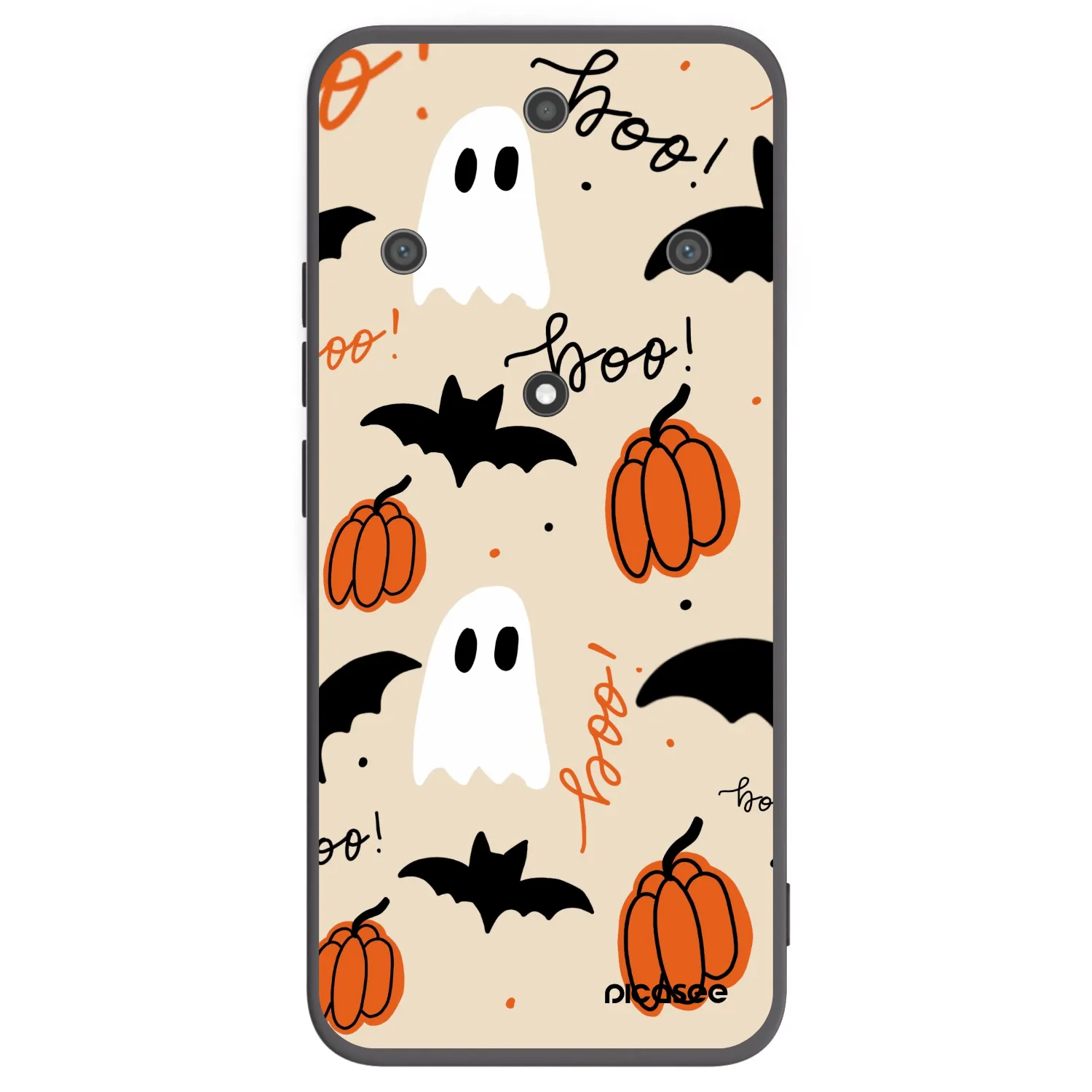 Picasee crna silikonska maskica za Honor Magic5 Lite 5G - Halloween 26