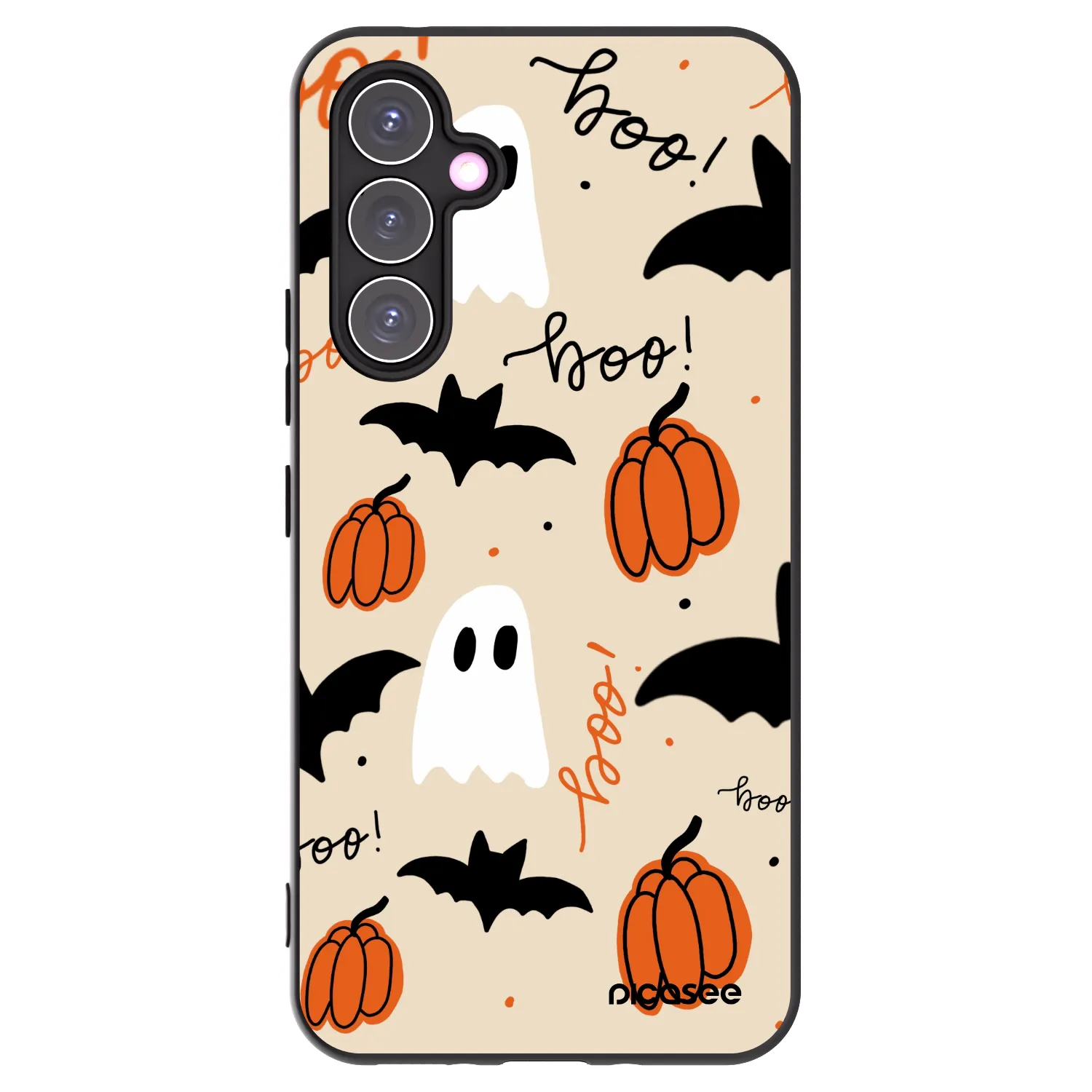 Picasee crna silikonska maskica za Samsung Galaxy A54 5G A546B - Halloween 26