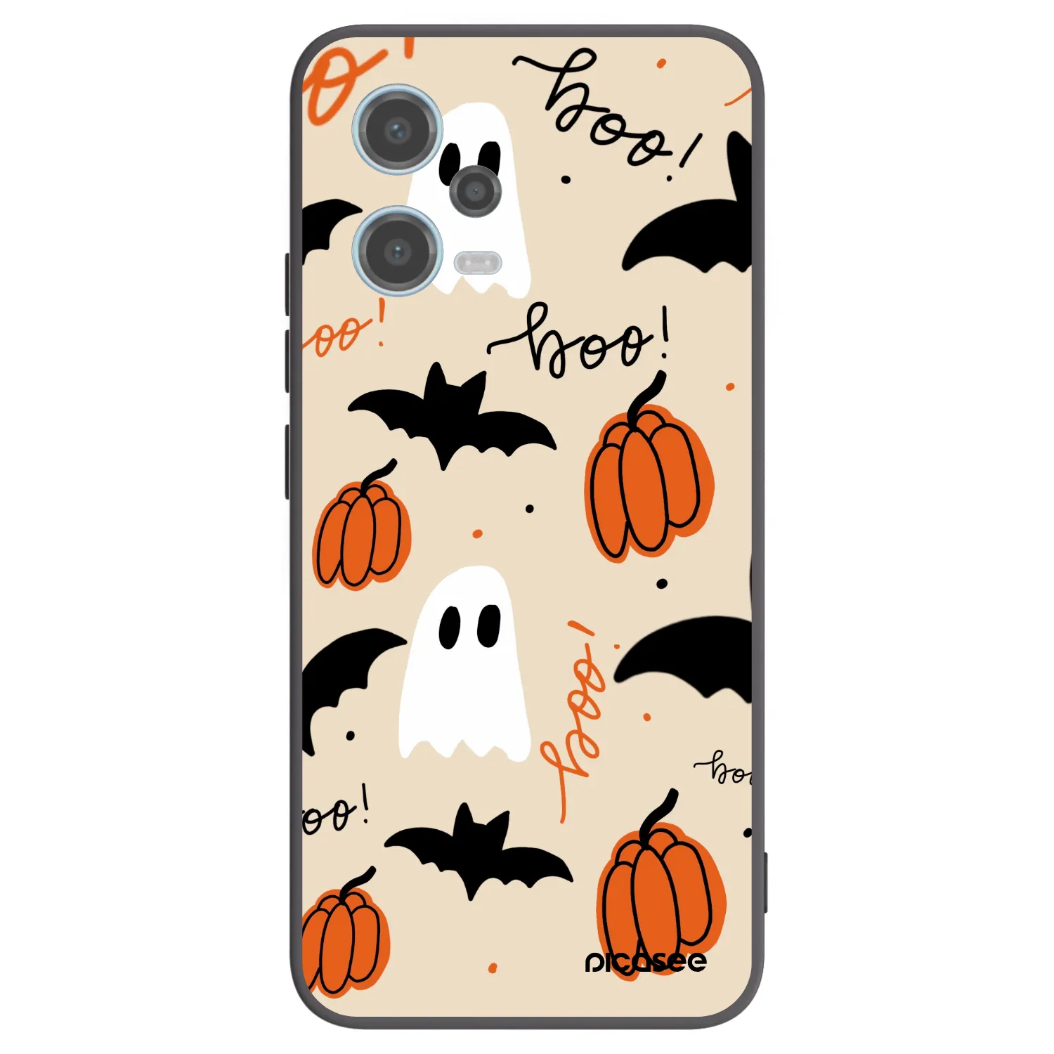Picasee crna silikonska maskica za Xiaomi Redmi Note 12 5G - Halloween 26