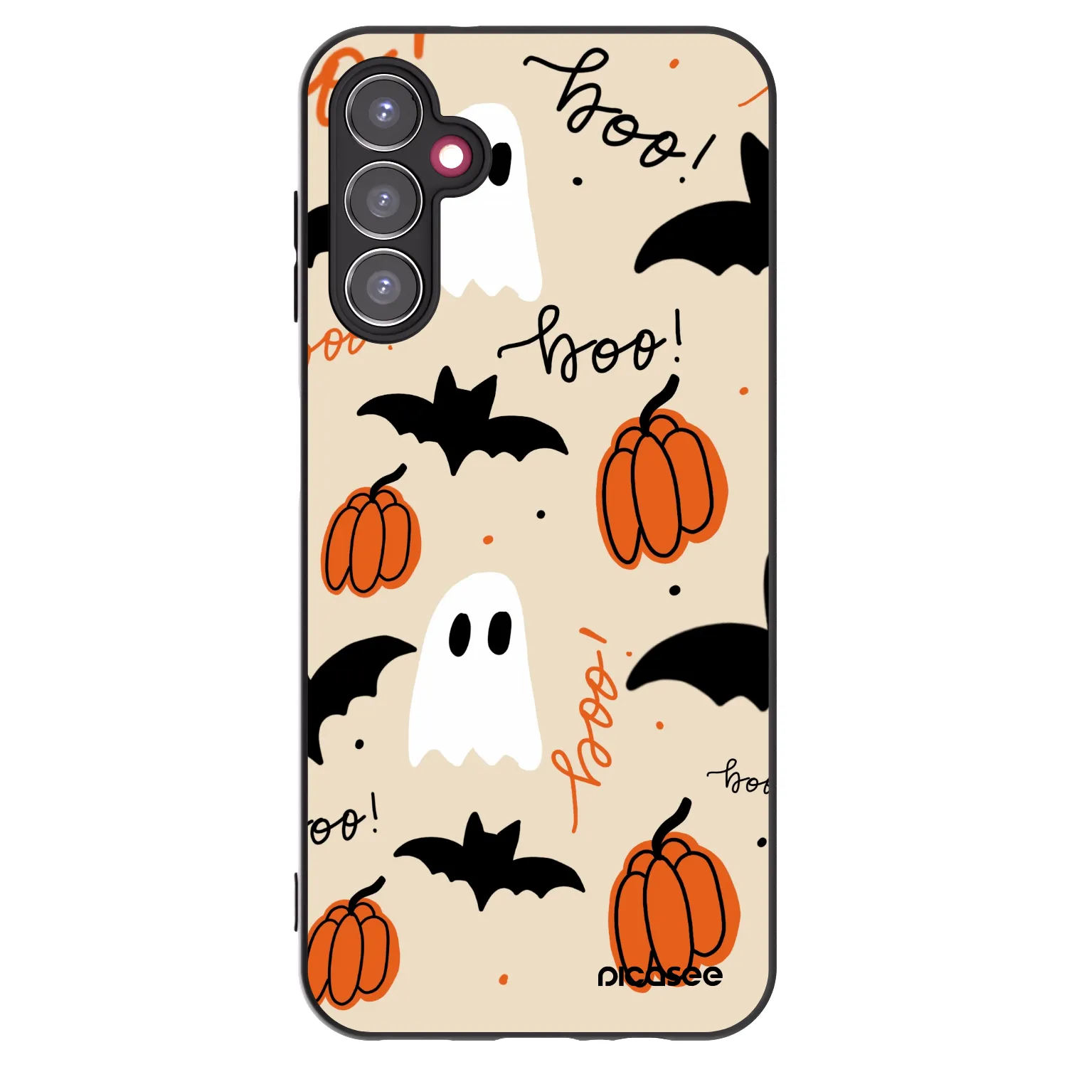 Picasee crna silikonska maskica za Samsung Galaxy A14 4G A145R - Halloween 26