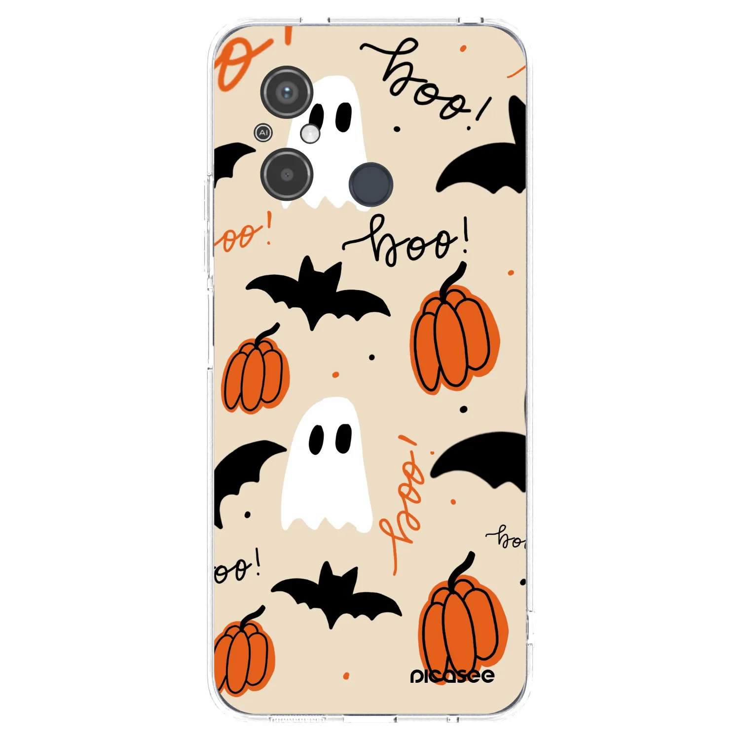 Picasee silikonska prozirna maskica za Xiaomi Redmi 12C - Halloween 26