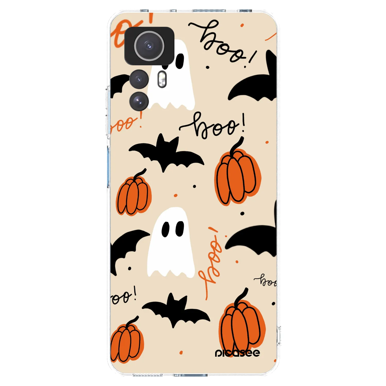 Picasee silikonska prozirna maskica za Xiaomi Redmi Note 12S - Halloween 26