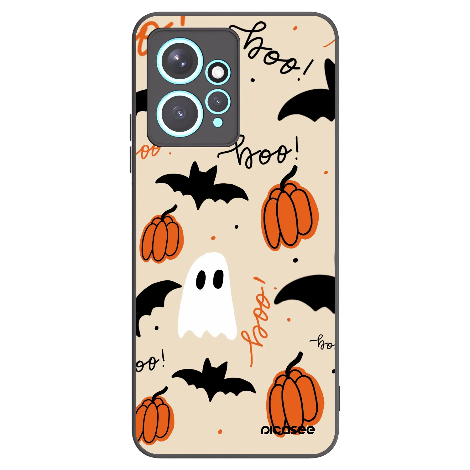 Picasee crna silikonska maskica za Xiaomi Redmi Note 12 4G - Halloween 26