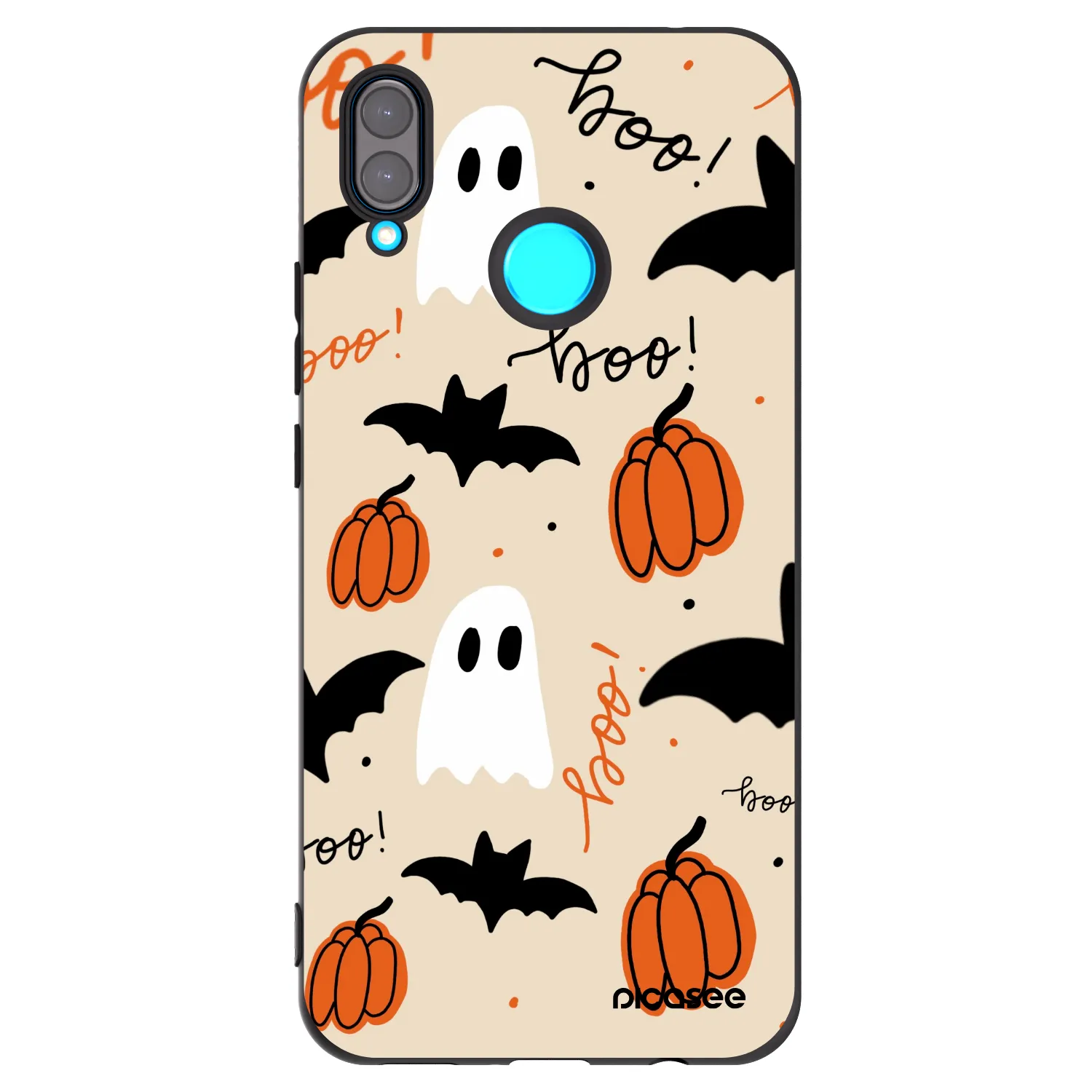 Picasee crna silikonska maskica za Huawei Nova 3 - Halloween 26