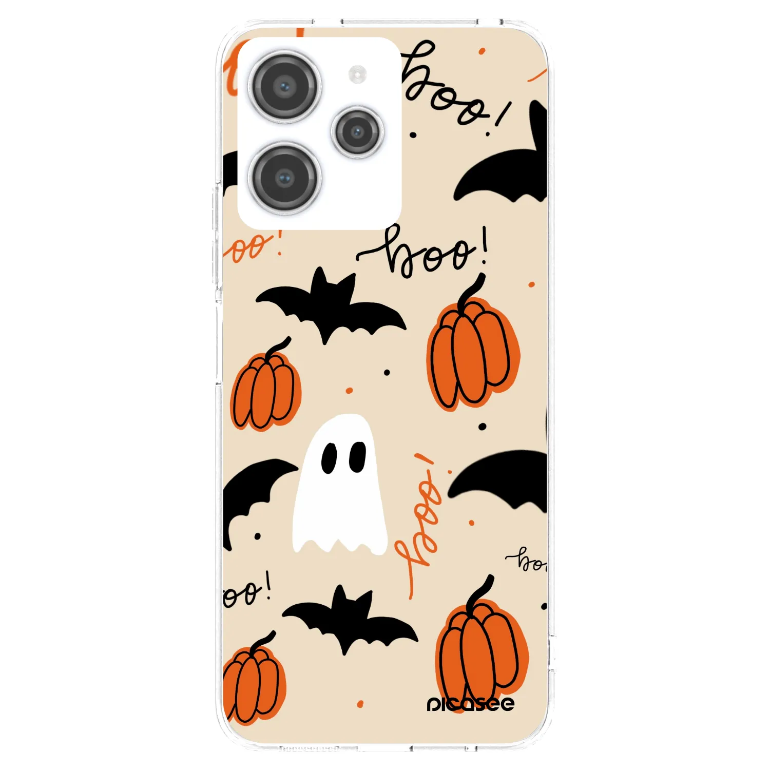Picasee silikonska prozirna maskica za Xiaomi Redmi 12 4G - Halloween 26