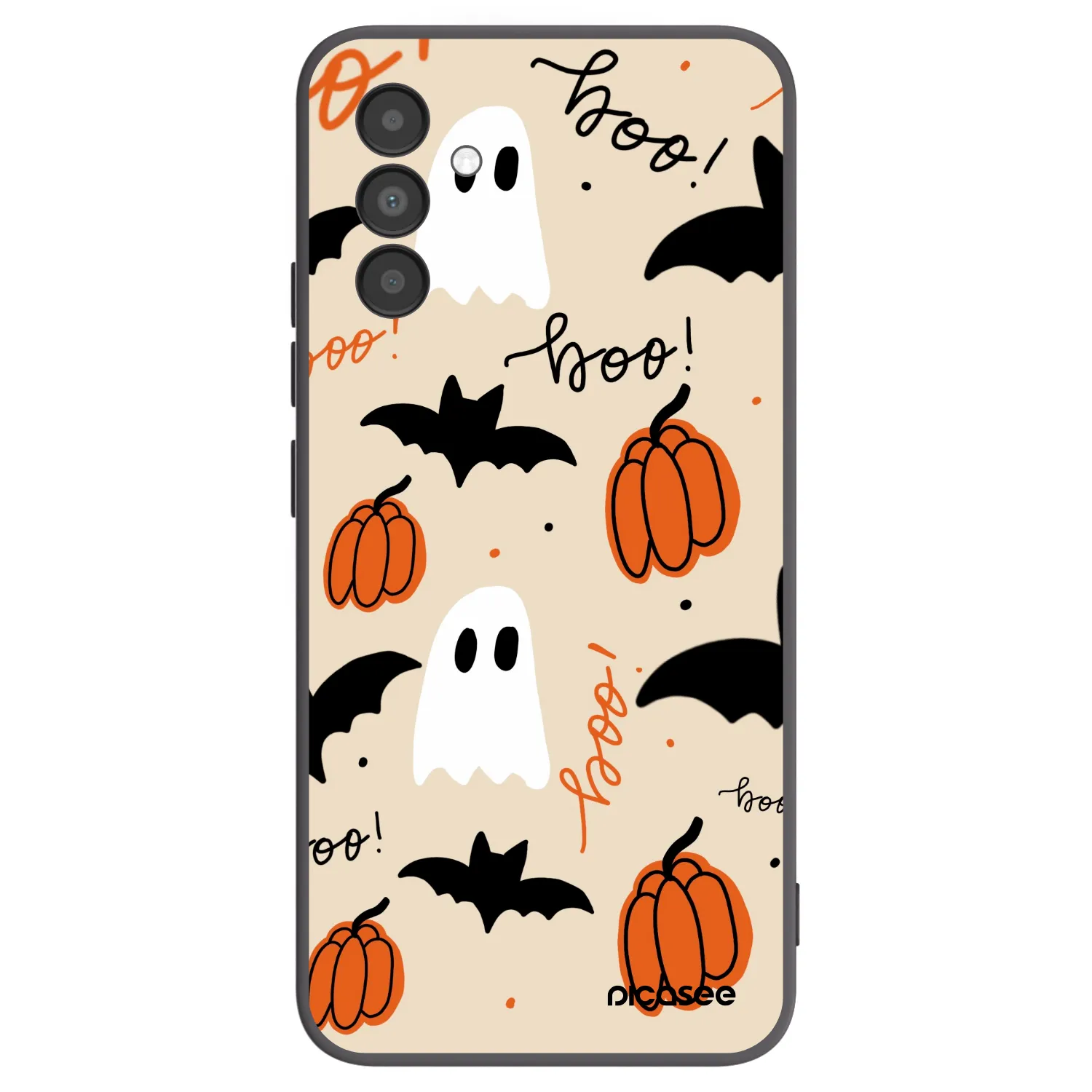 Picasee crna silikonska maskica za Samsung Galaxy A04s A047F - Halloween 26