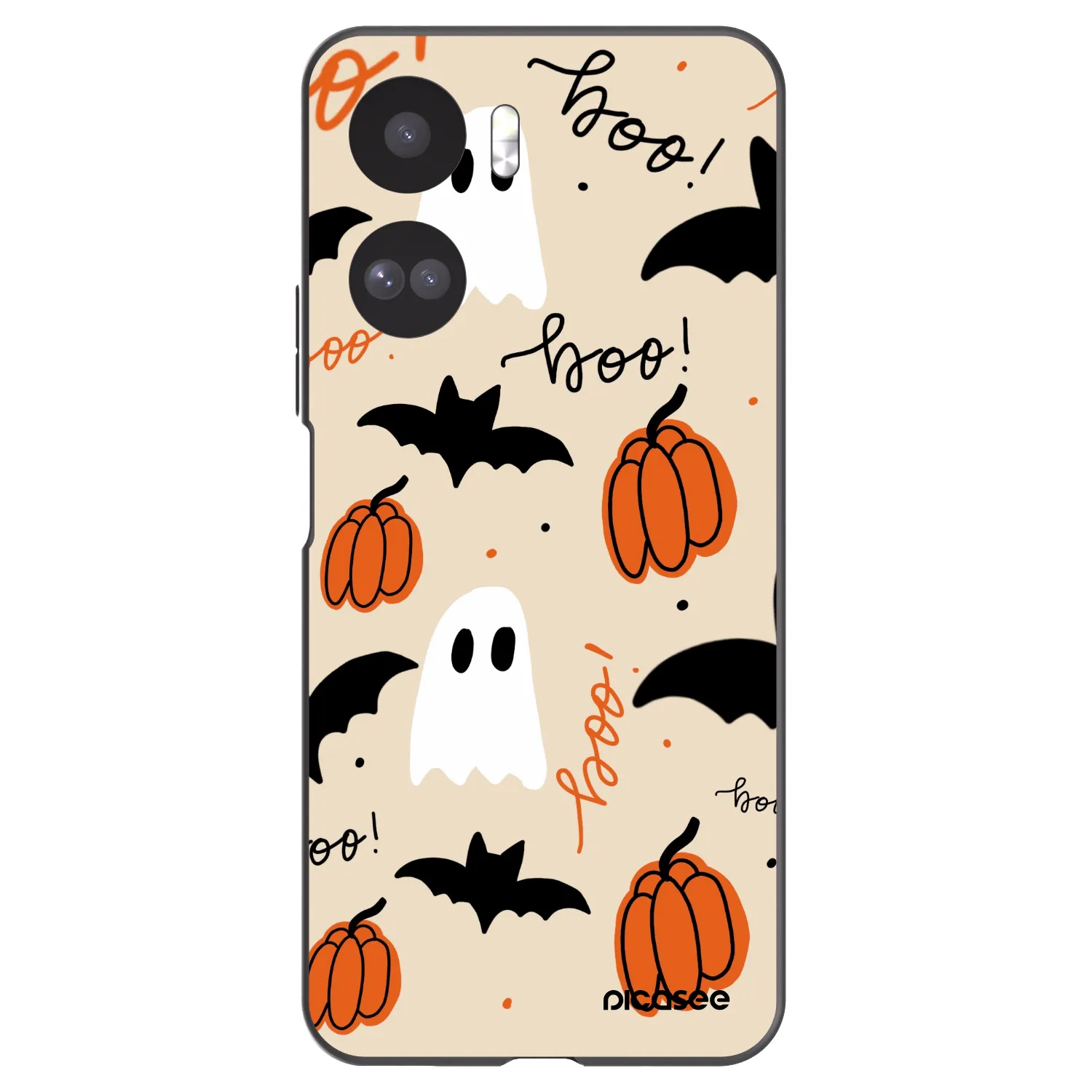 Picasee crna silikonska maskica za Honor 90 Lite 5G - Halloween 26