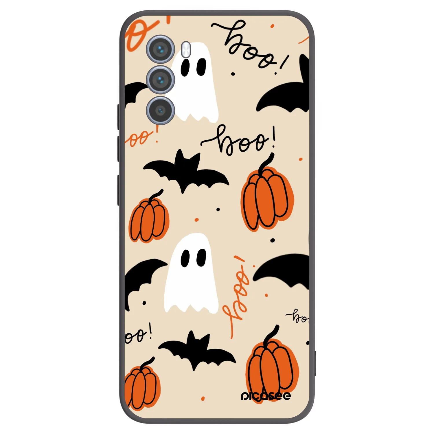 Picasee crna silikonska maskica za Motorola Moto G62 - Halloween 26