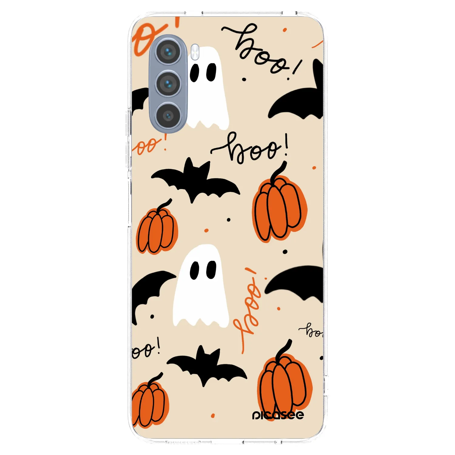 Picasee silikonska prozirna maskica za Motorola Moto G62 - Halloween 26