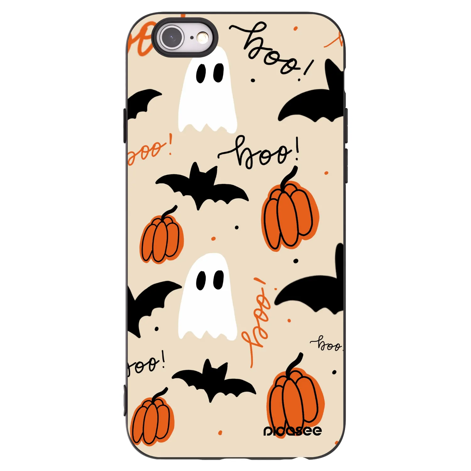 Picasee crna silikonska maskica za Apple iPhone 6/6S - Halloween 26