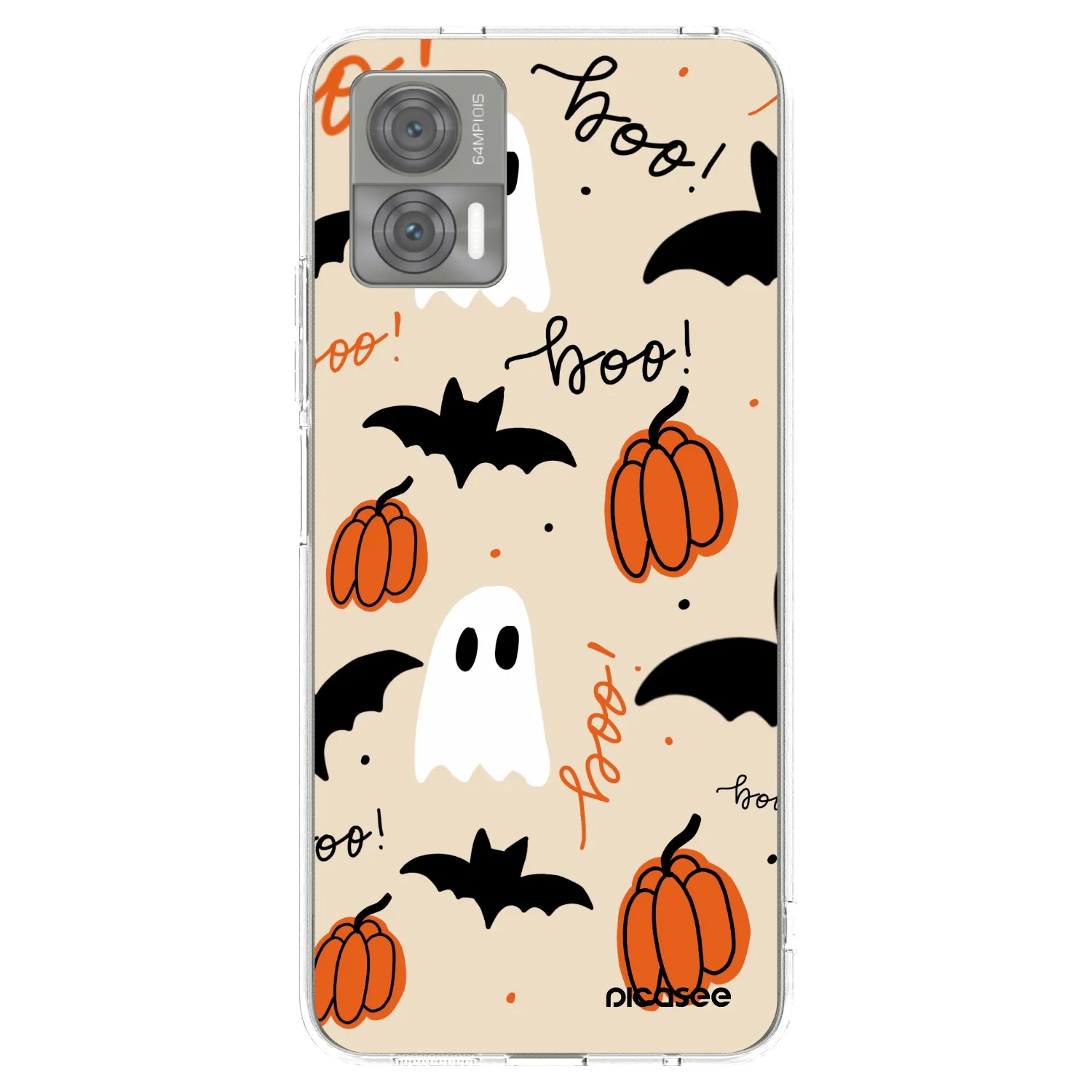 Picasee silikonska prozirna maskica za Motorola Edge 30 Neo - Halloween 26