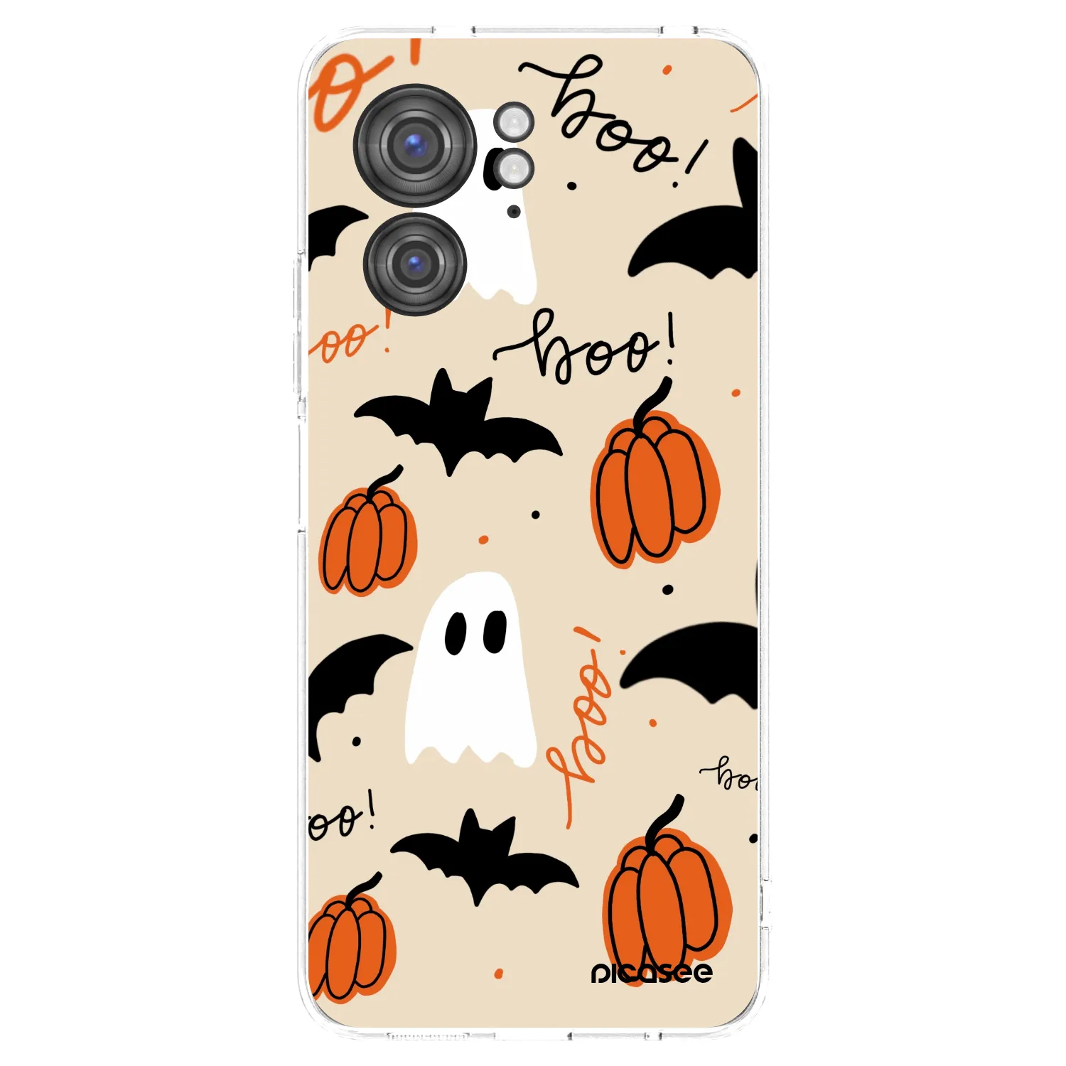 Picasee silikonska prozirna maskica za Motorola Edge 40 - Halloween 26