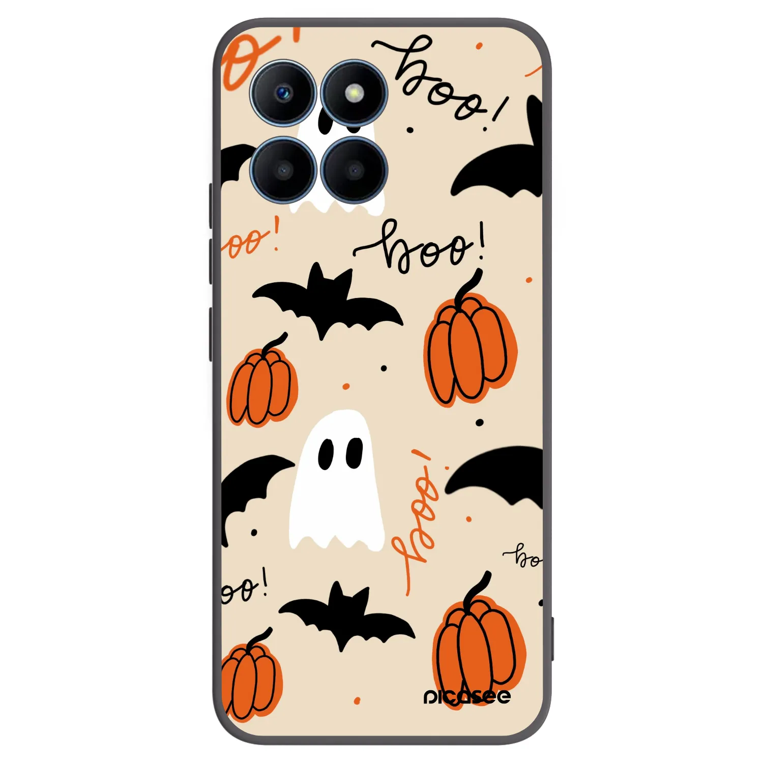 Picasee crna silikonska maskica za Honor 70 Lite - Halloween 26