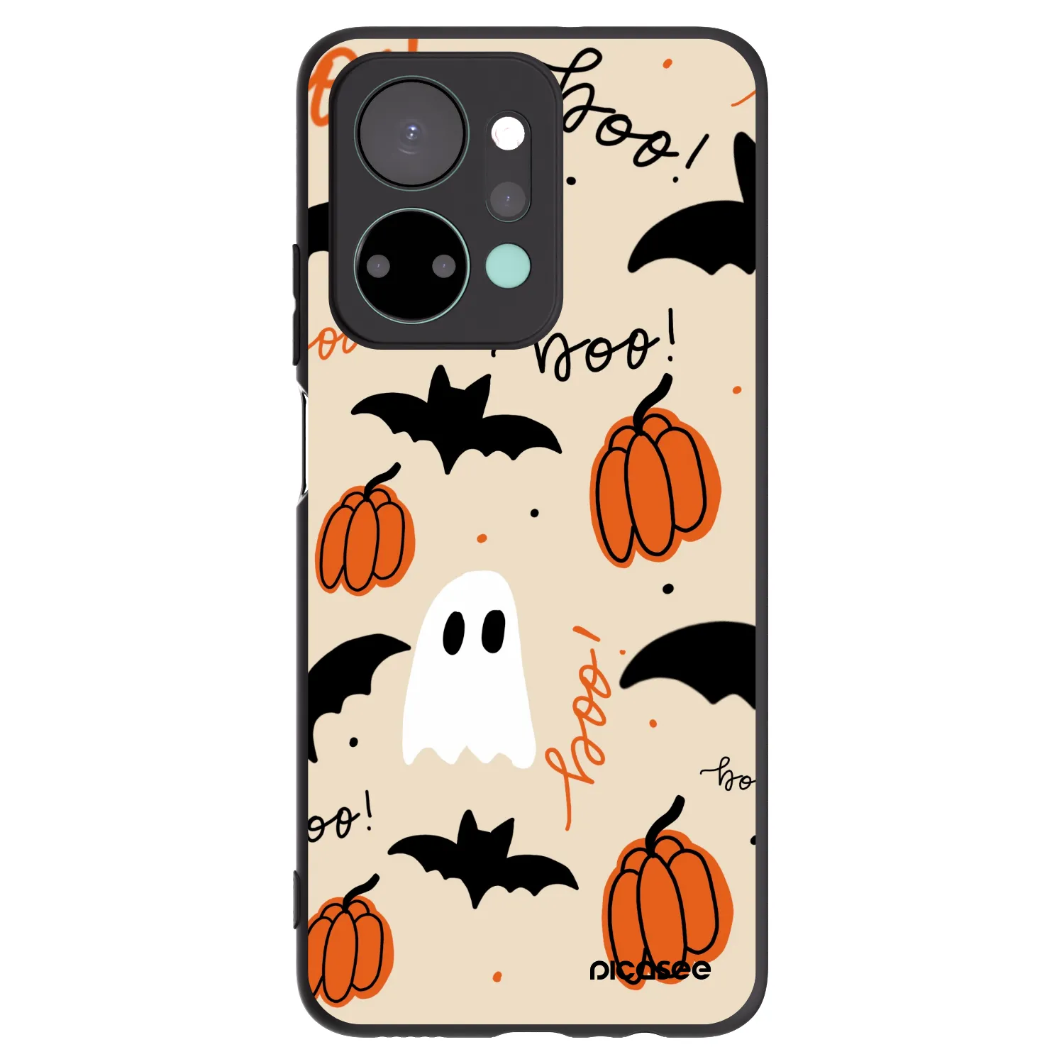 Picasee crna silikonska maskica za Honor X7a - Halloween 26