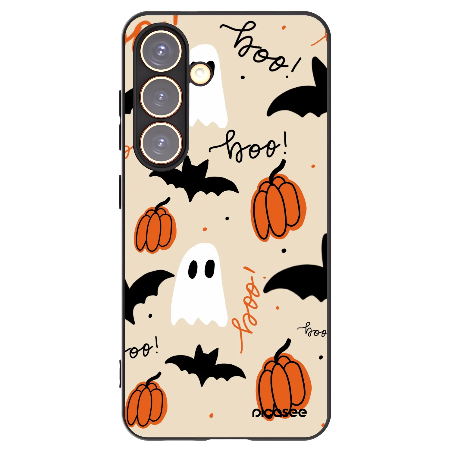 Picasee crna silikonska maskica za Samsung Galaxy S24 S921B 5G - Halloween 26