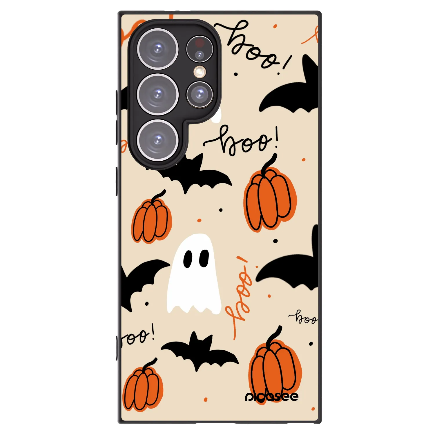Picasee crna silikonska maskica za Samsung Galaxy S24 Ultra S928B 5G - Halloween 26