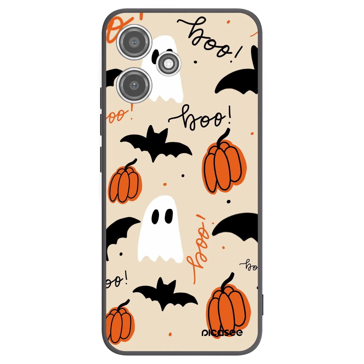 Picasee crna silikonska maskica za Xiaomi Redmi 12 5G - Halloween 26