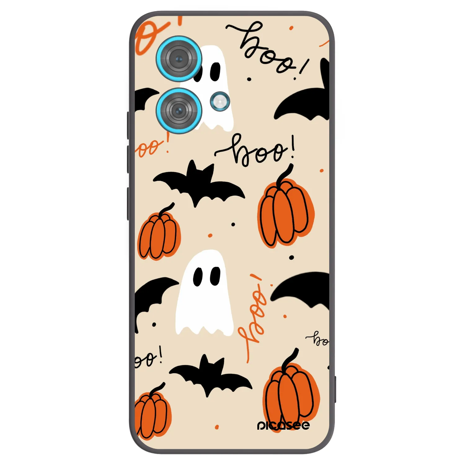 Picasee crna silikonska maskica za Motorola Edge 40 Neo - Halloween 26