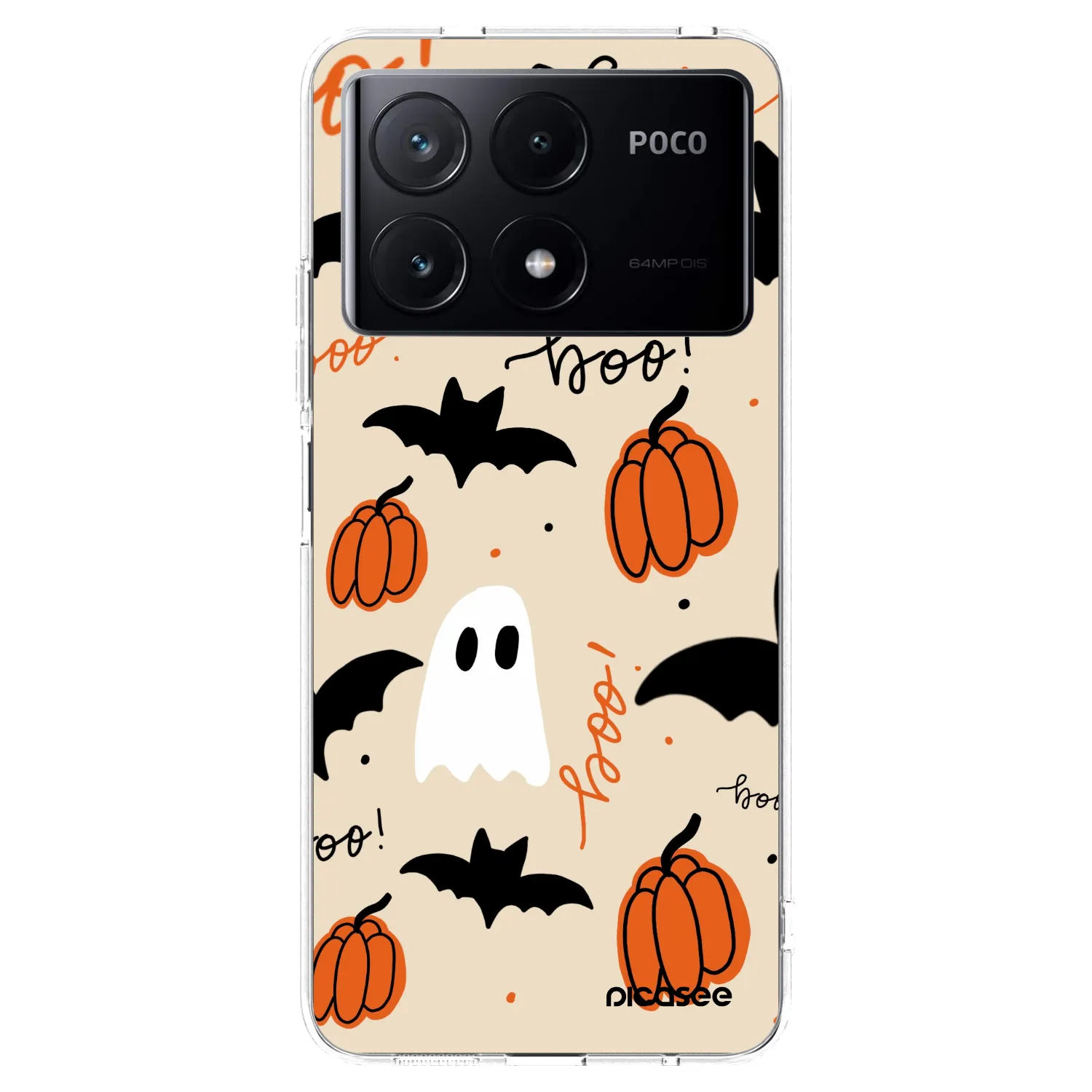 Picasee silikonska prozirna maskica za Xiaomi Poco X6 Pro - Halloween 26
