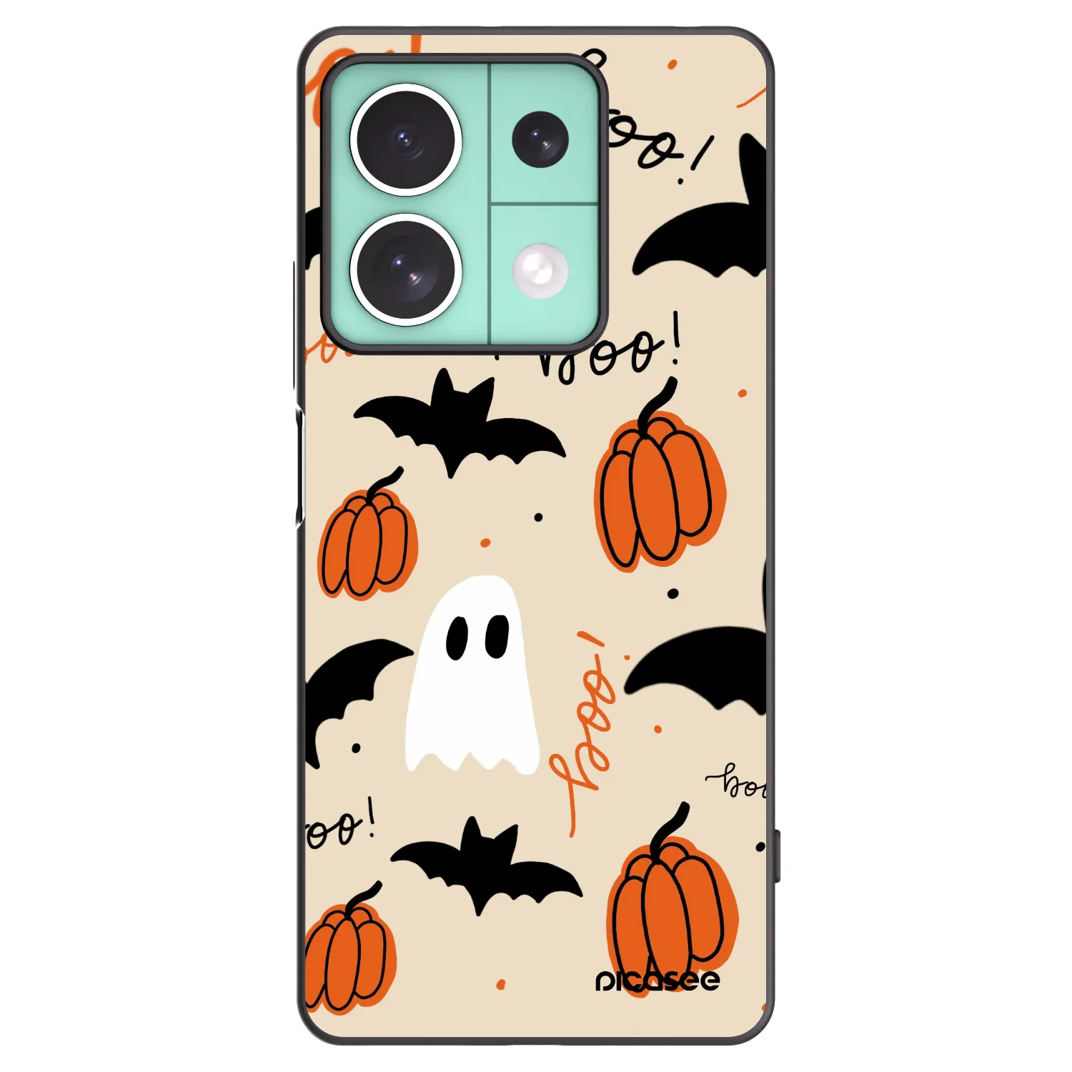 Picasee crna silikonska maskica za Xiaomi Redmi Note 13 5G - Halloween 26