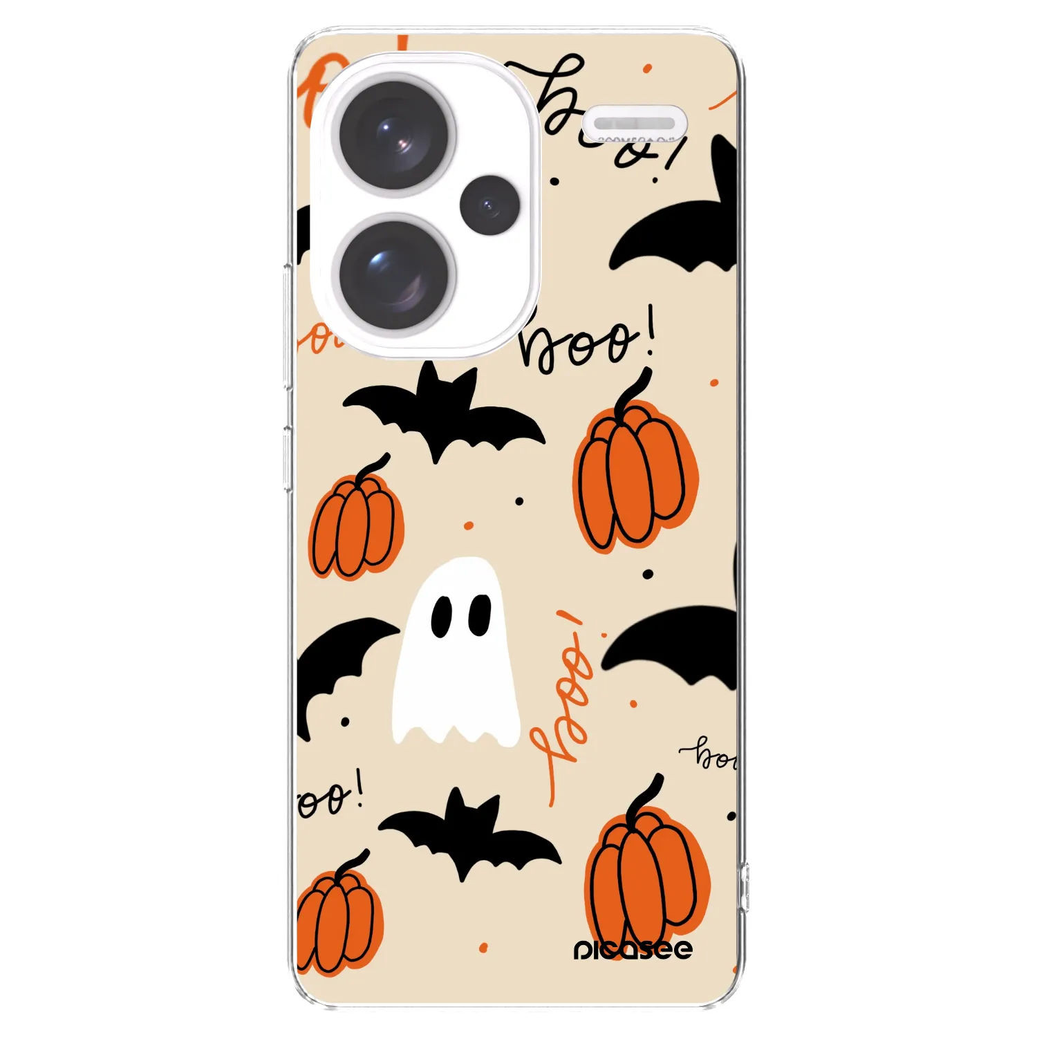 Picasee silikonska prozirna maskica za Xiaomi Redmi Note 13 Pro+ 5G - Halloween 26