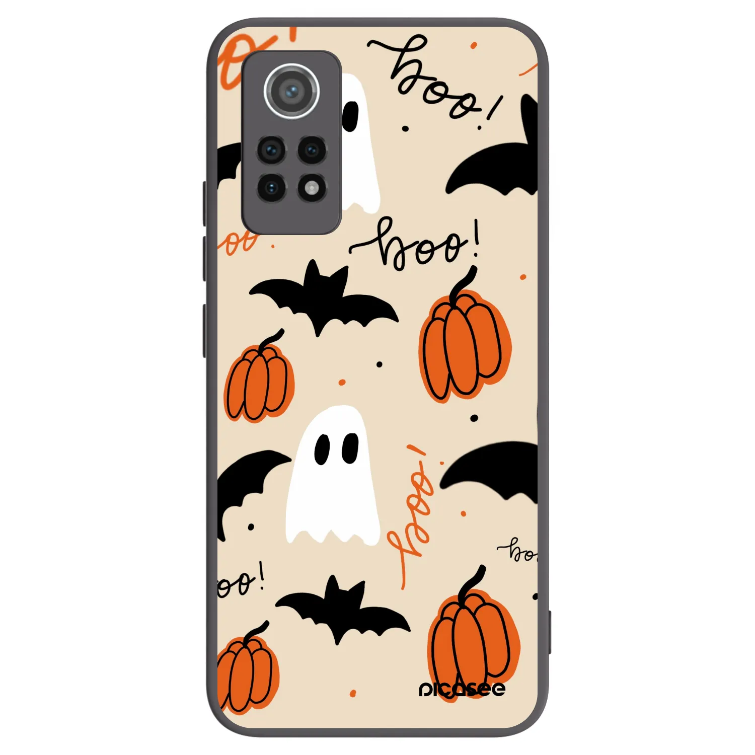 Picasee crna silikonska maskica za Xiaomi Redmi Note 12 Pro 4G - Halloween 26