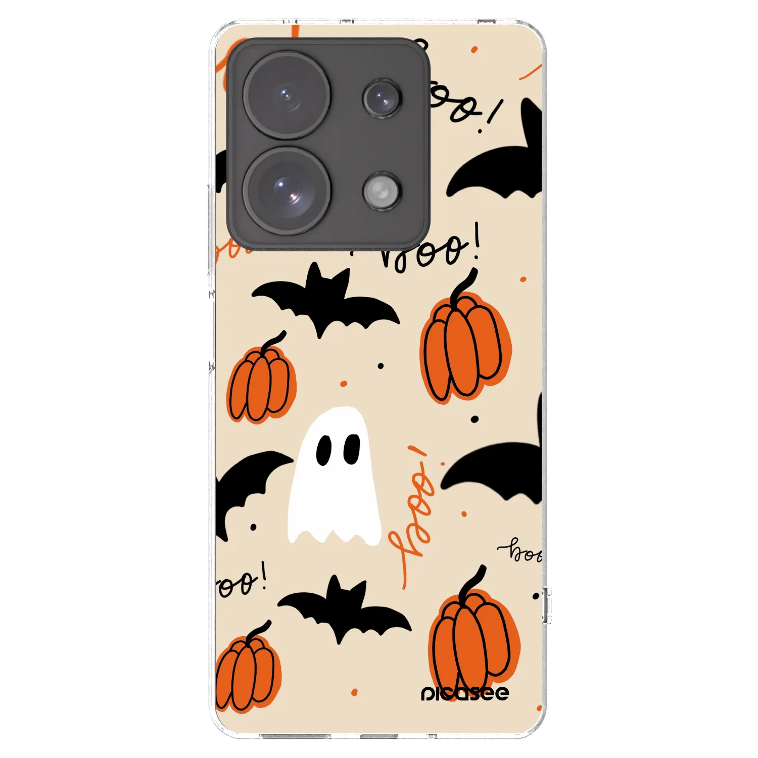 Picasee silikonska prozirna maskica za Xiaomi Redmi Note 13 Pro 4G - Halloween 26