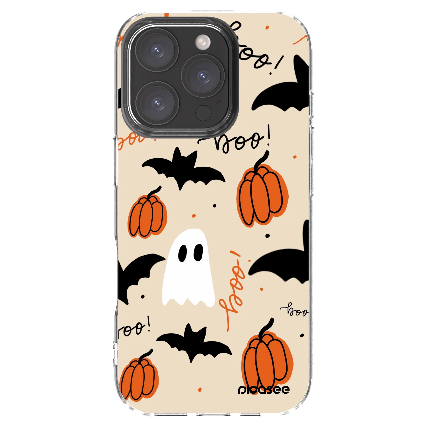 Picasee silikonska prozirna maskica za Apple iPhone 16 Pro - Halloween 26