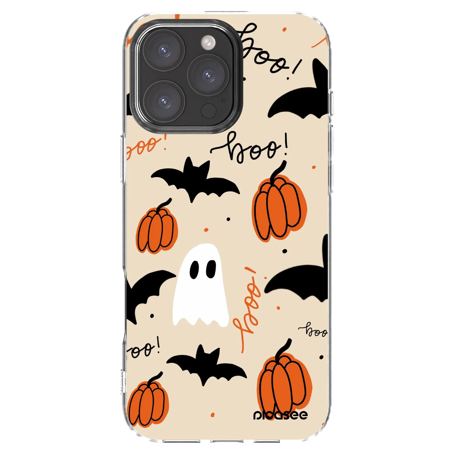 Picasee silikonska prozirna maskica za Apple iPhone 16 Pro Max - Halloween 26