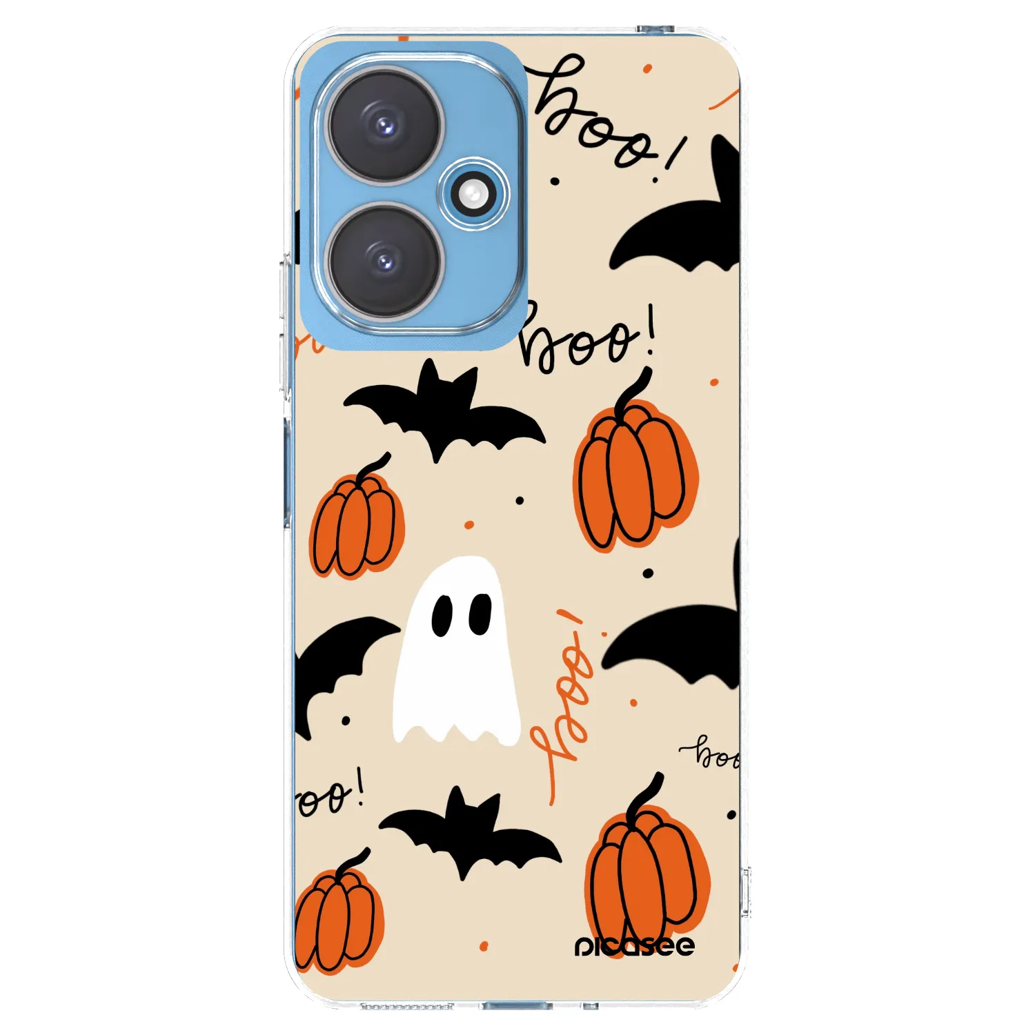 Picasee silikonska prozirna maskica za Xiaomi Redmi 13C 5G - Halloween 26