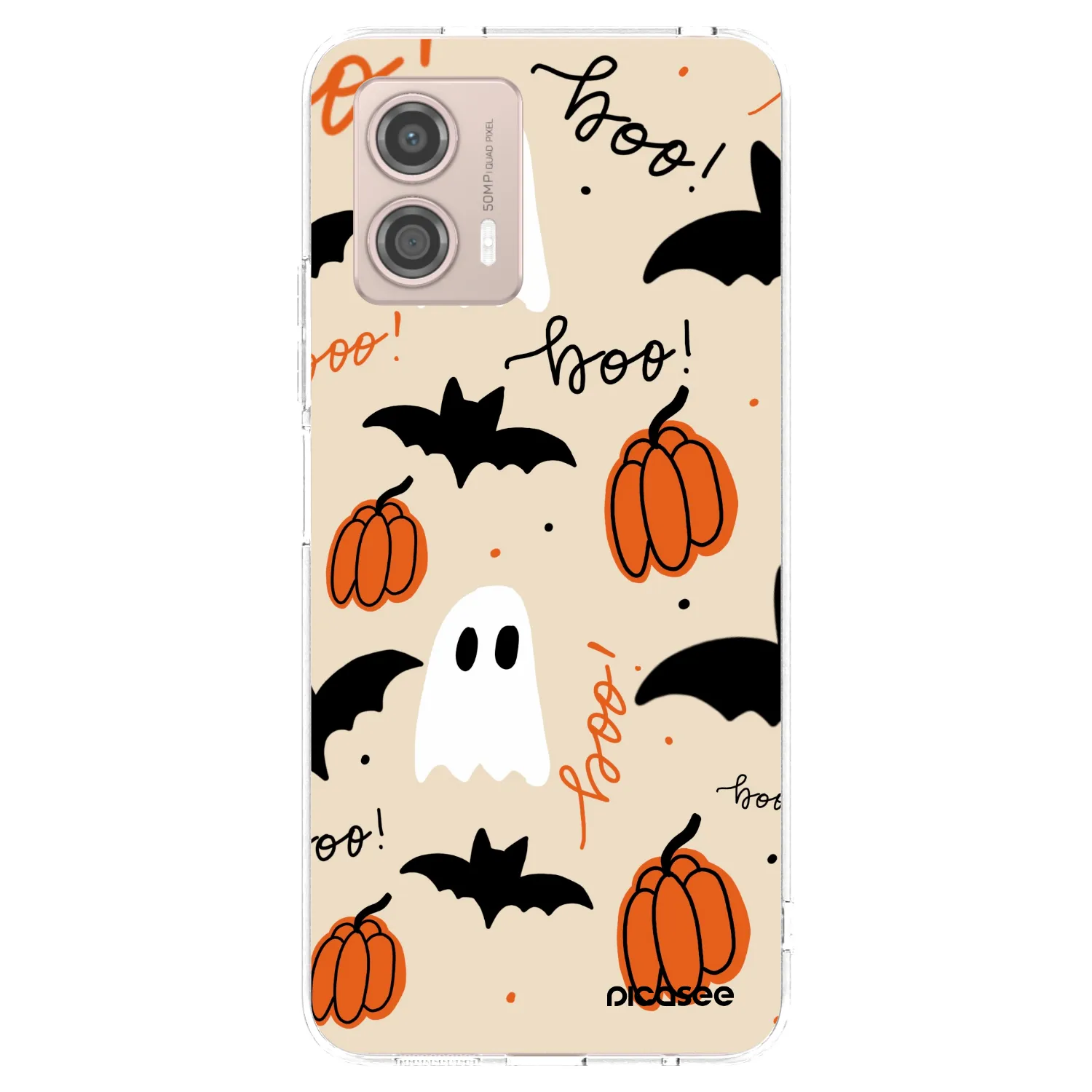 Picasee silikonska prozirna maskica za Motorola Moto G53 5G - Halloween 26