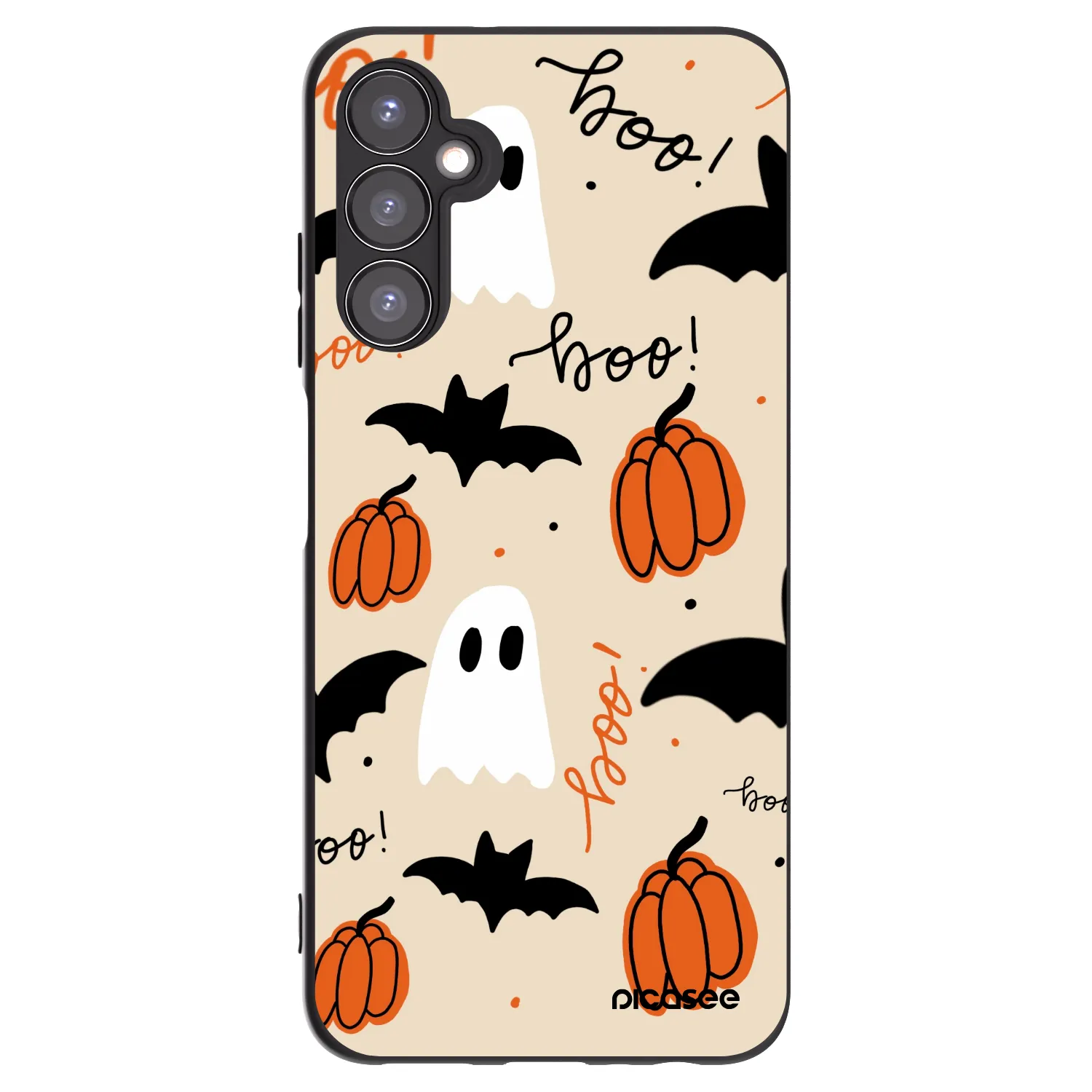 Picasee crna silikonska maskica za Samsung Galaxy A05s A057G - Halloween 26