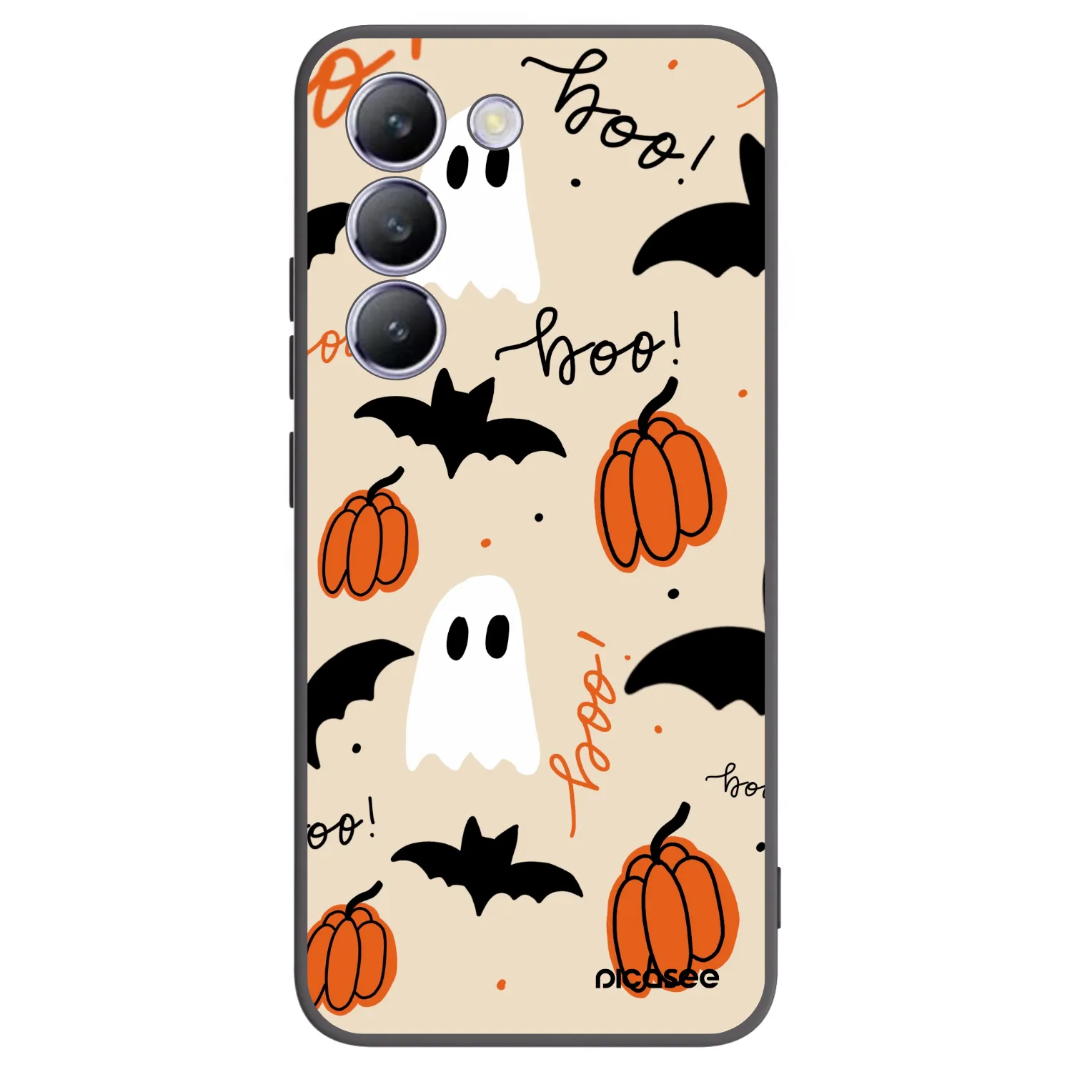 Picasee crna silikonska maskica za Vivo V40 SE 5G - Halloween 26