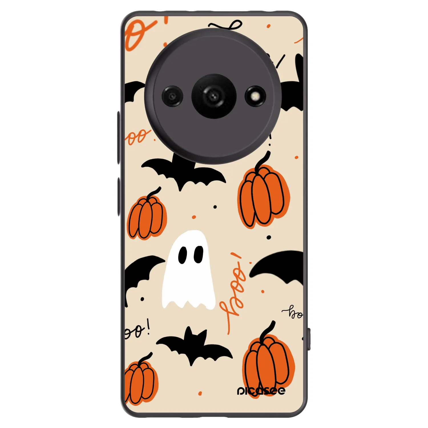 Picasee crna silikonska maskica za Xiaomi Redmi A3 - Halloween 26