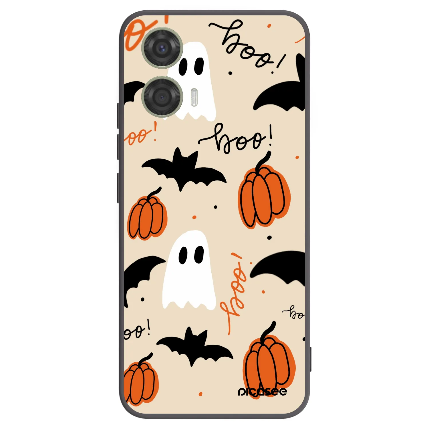 Picasee crna silikonska maskica za Motorola Moto G24 - Halloween 26