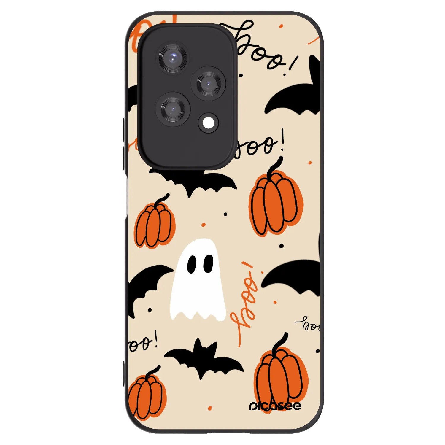 Picasee crna silikonska maskica za Honor 200 Lite - Halloween 26