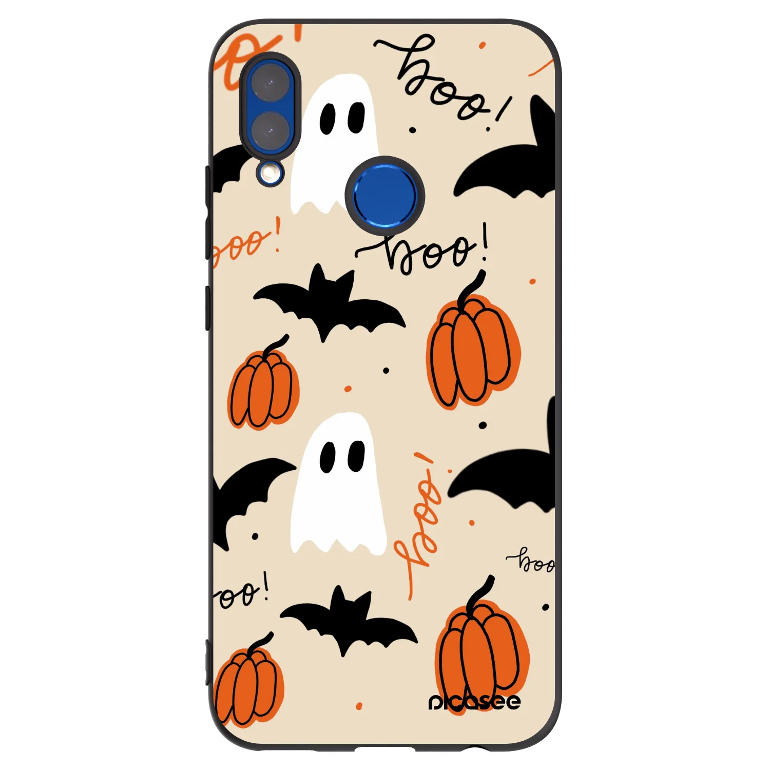 Picasee crna silikonska maskica za Huawei P Smart 2019 - Halloween 26