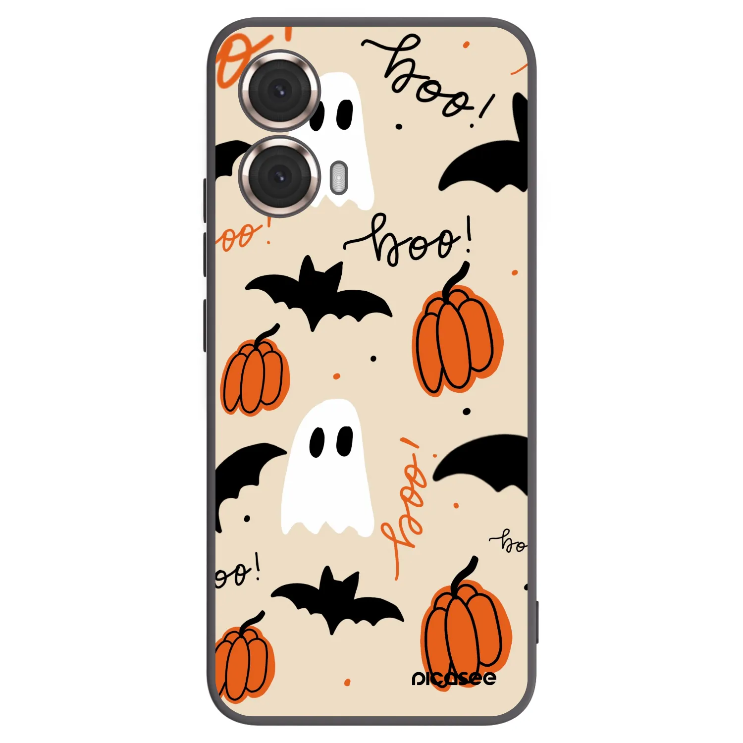Picasee crna silikonska maskica za Motorola Moto G85 - Halloween 26