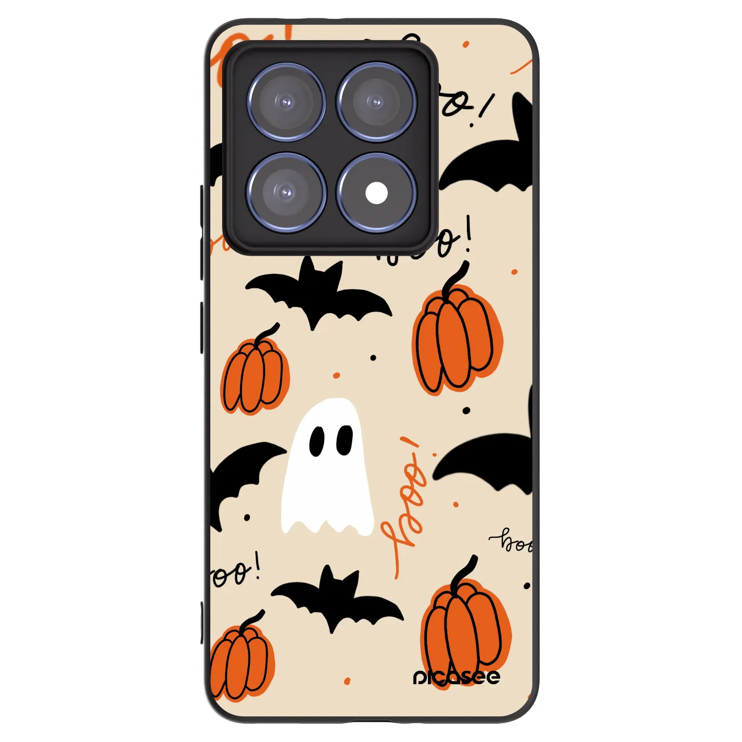 Picasee crna silikonska maskica za Xiaomi 14T Pro - Halloween 26