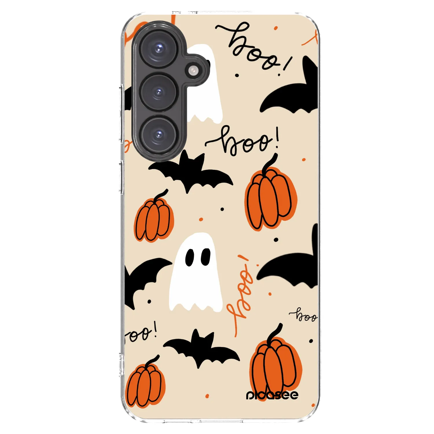 Picasee silikonska prozirna maskica za Samsung Galaxy S24 FE S721B - Halloween 26