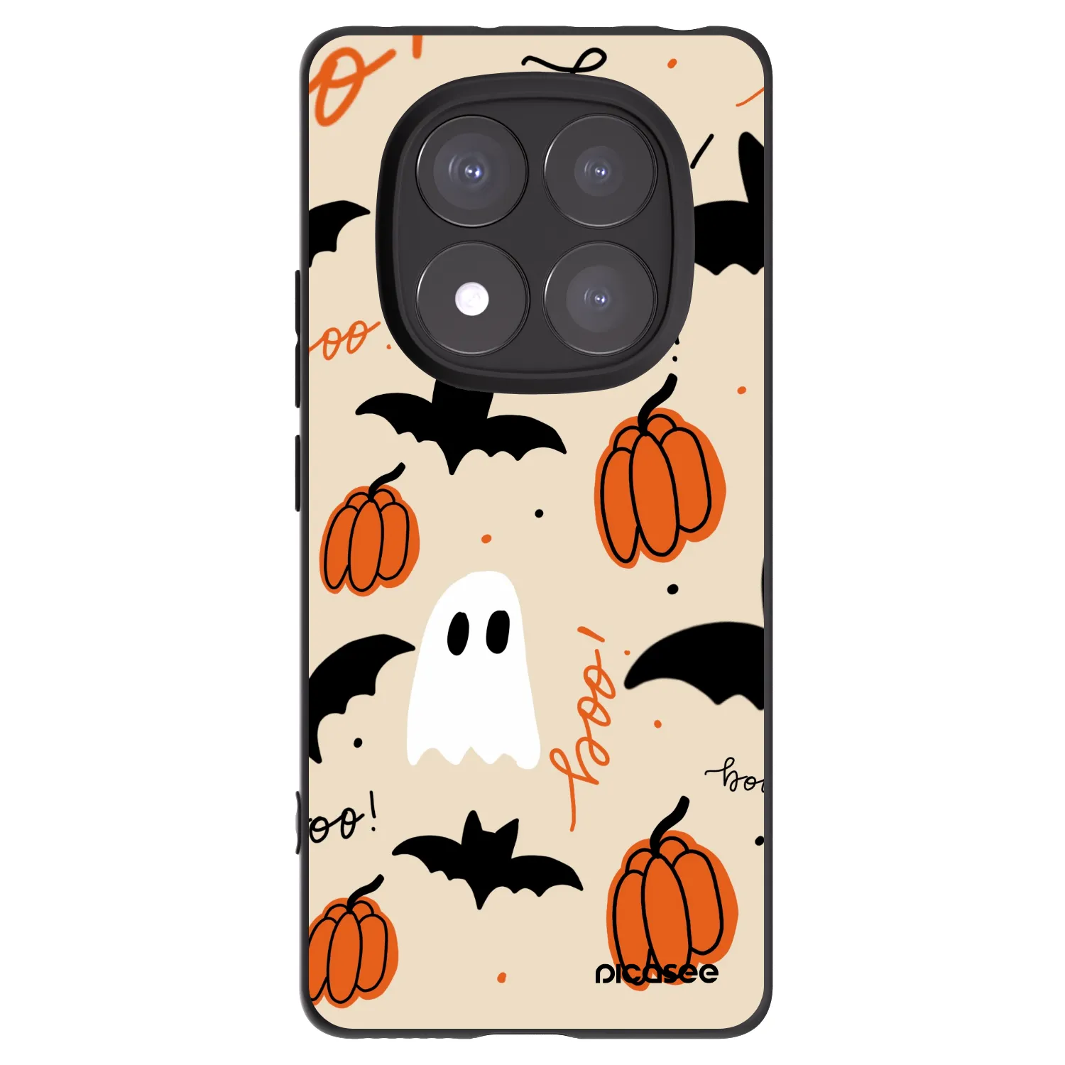 Picasee crna silikonska maskica za Xiaomi Redmi Note 14 Pro+ 5G - Halloween 26